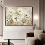 Floral Canvas Wall Art WAD074-F 90 x 60 cm / Stretched on hidden frame