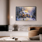 Landscape 074 Canvas Art 90 x 60 cm / Stretched on hidden frame