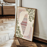 Palestine 074 Canvas Art 90 x 60 cm / Stretched on hidden frame