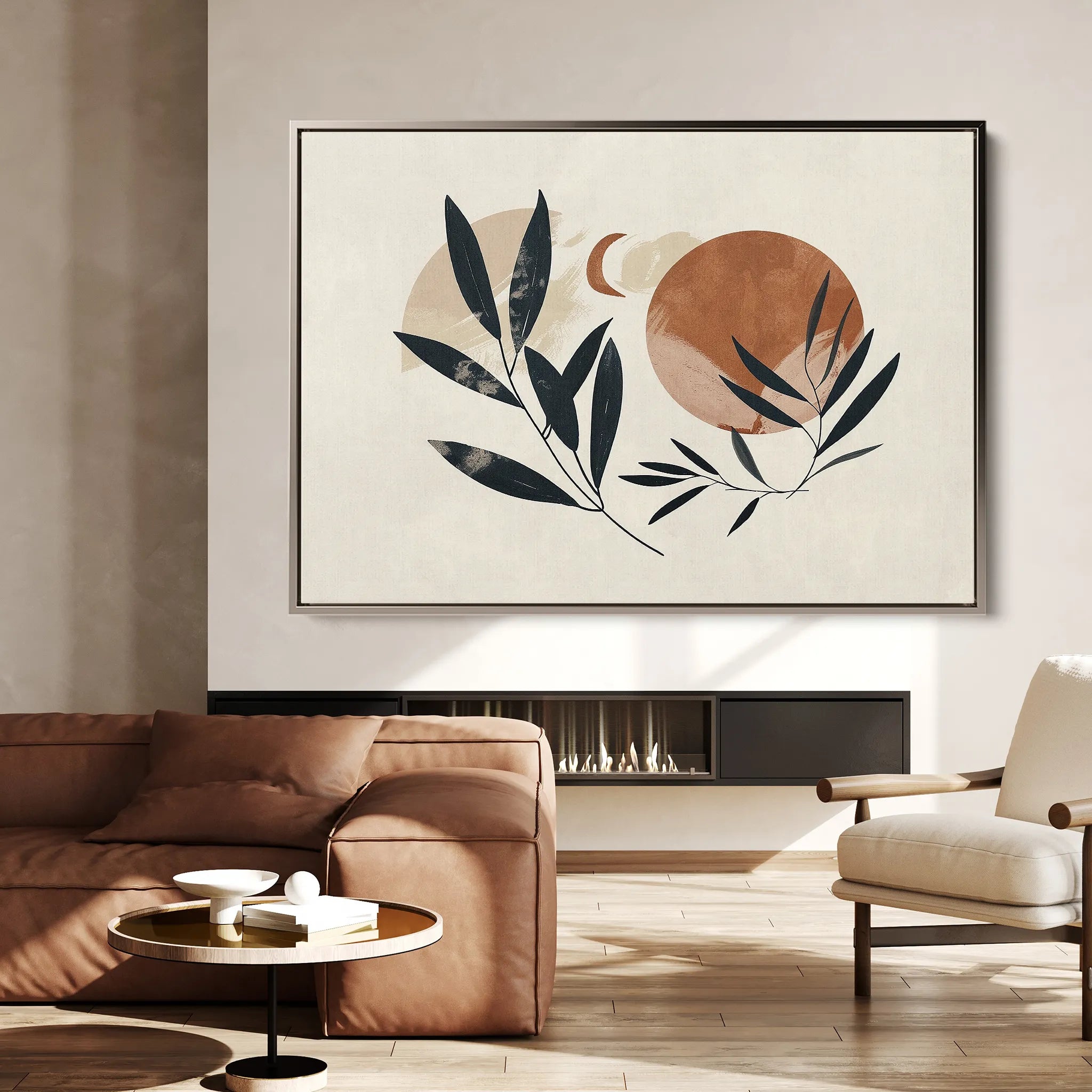 Boho Canvas Wall Art WAD075-BH 90 x 60 cm / Stretched on hidden frame