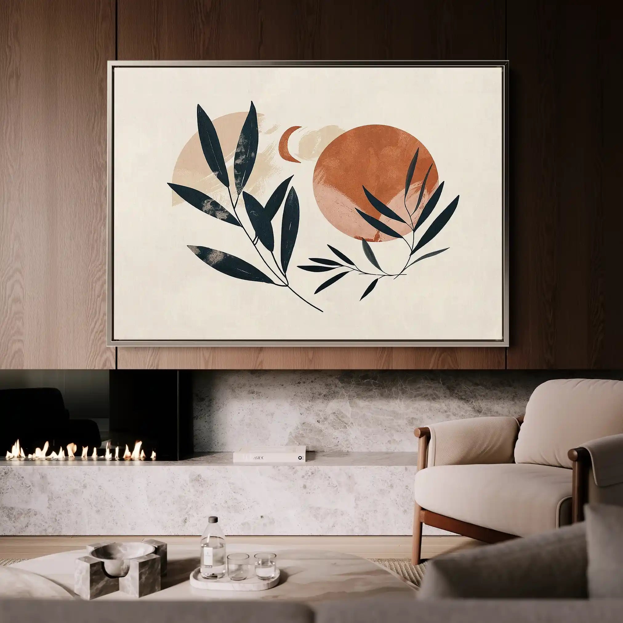 Boho 075 Canvas Art 90 x 60 cm / Stretched on hidden frame