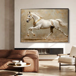 Horses 075 Canvas Art 90 x 60 cm / Stretched on hidden frame