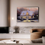 Landscape 075 Canvas Art 90 x 60 cm / Stretched on hidden frame