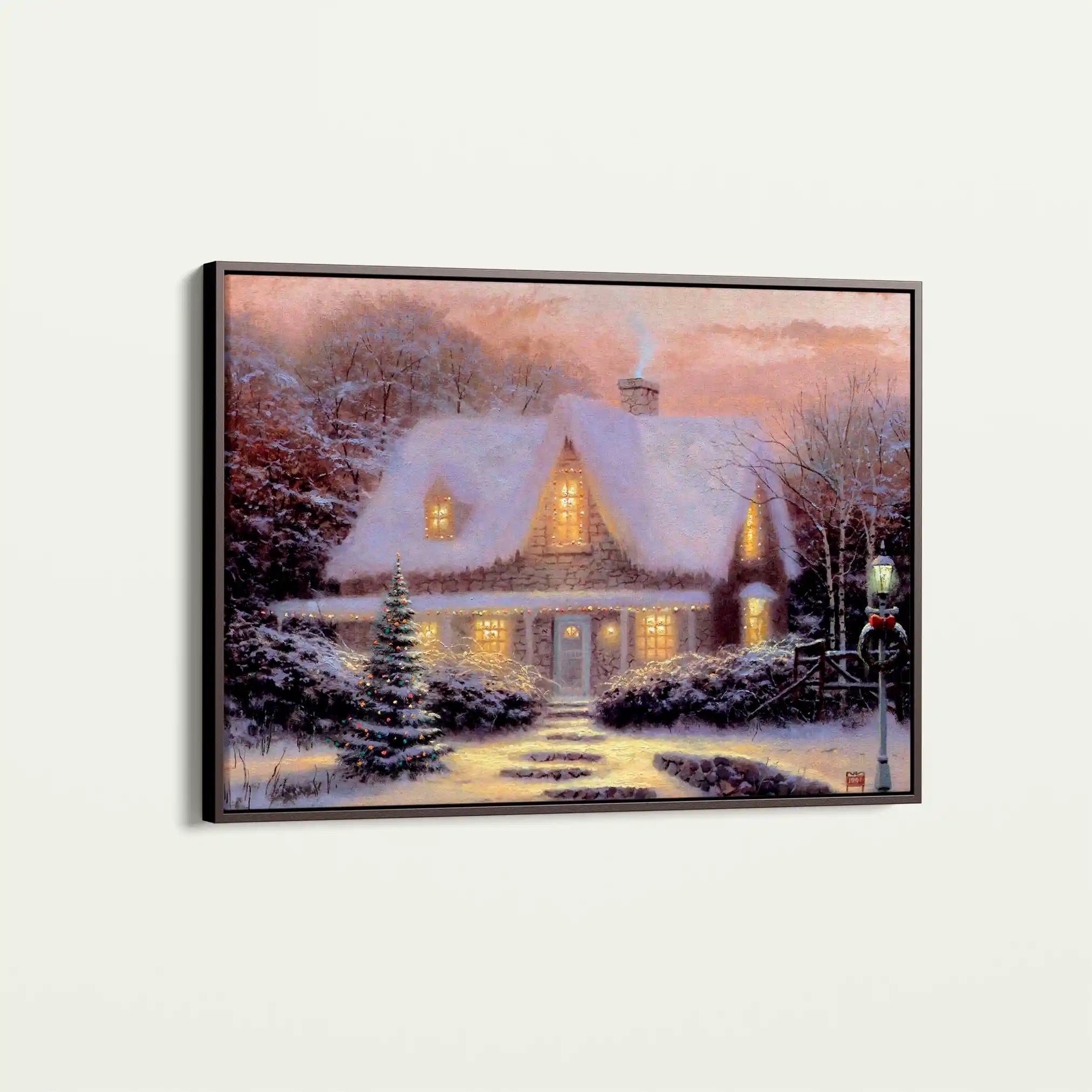 Landscape 075 Canvas Art 90 x 60 cm / Stretched on hidden frame