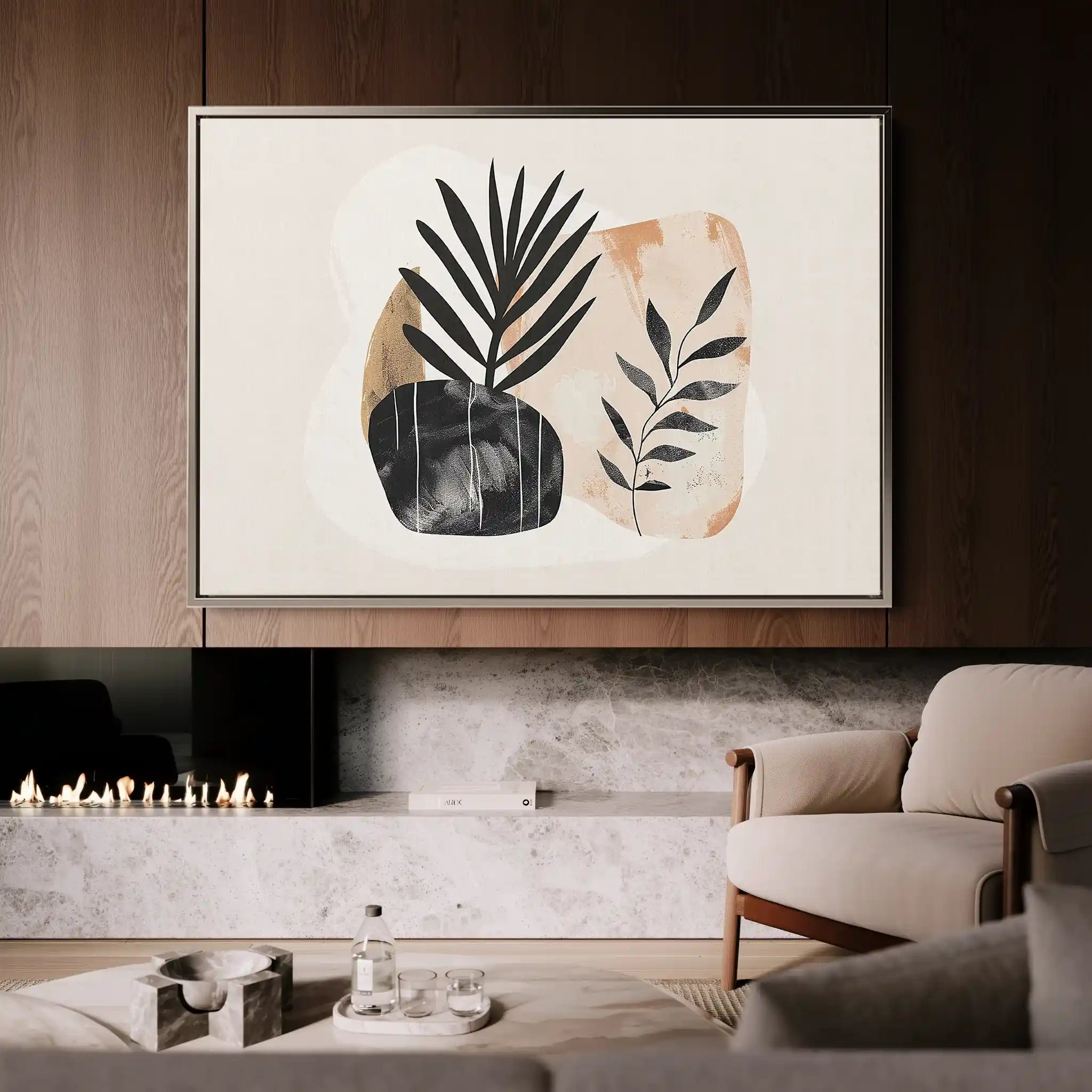 Boho 076 Canvas Art 90 x 60 cm / Stretched on hidden frame