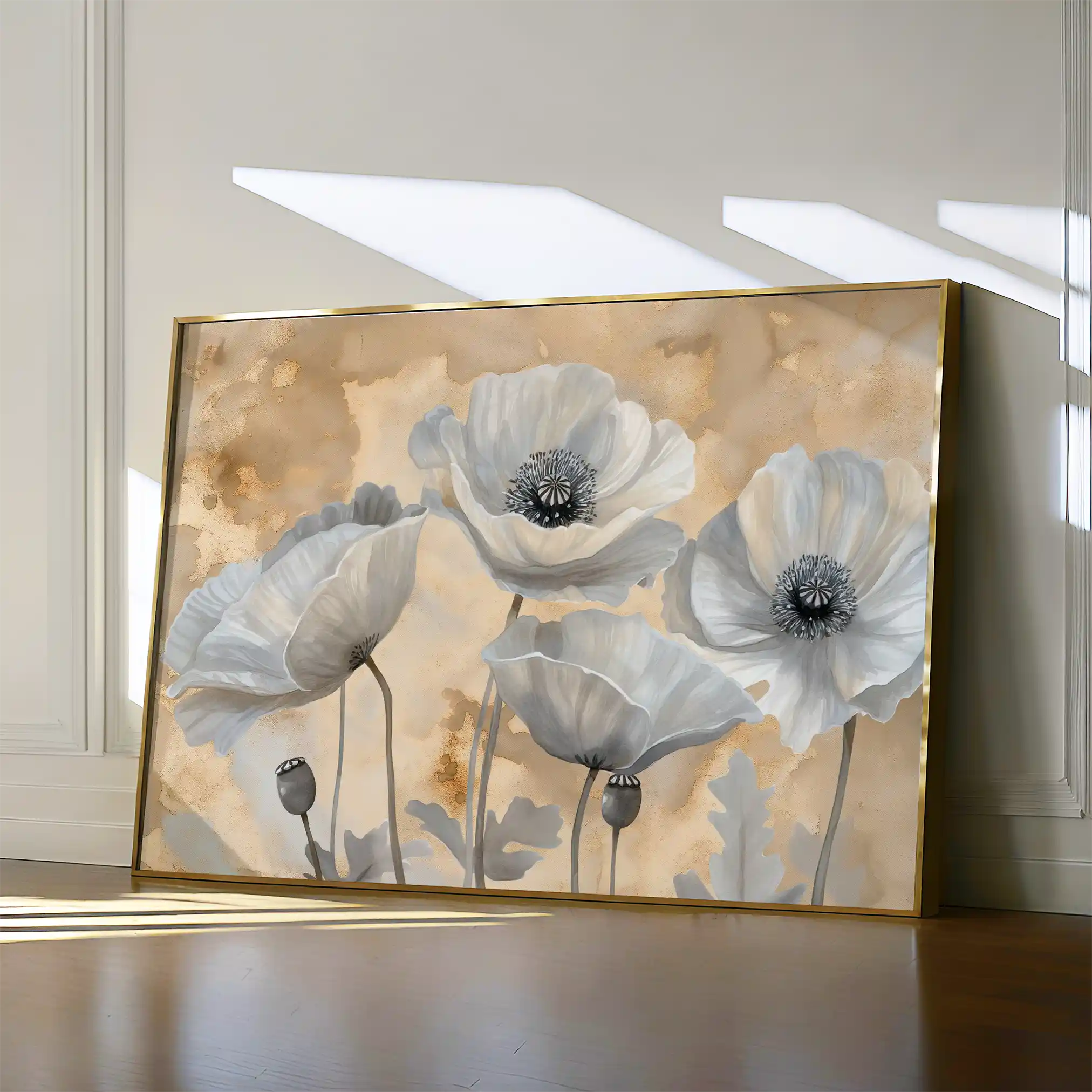 Floral Canvas Wall Art WAD076-F 90 x 60 cm / Stretched on hidden frame