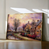 Landscape 076 Canvas Art 90 x 60 cm / Stretched on hidden frame