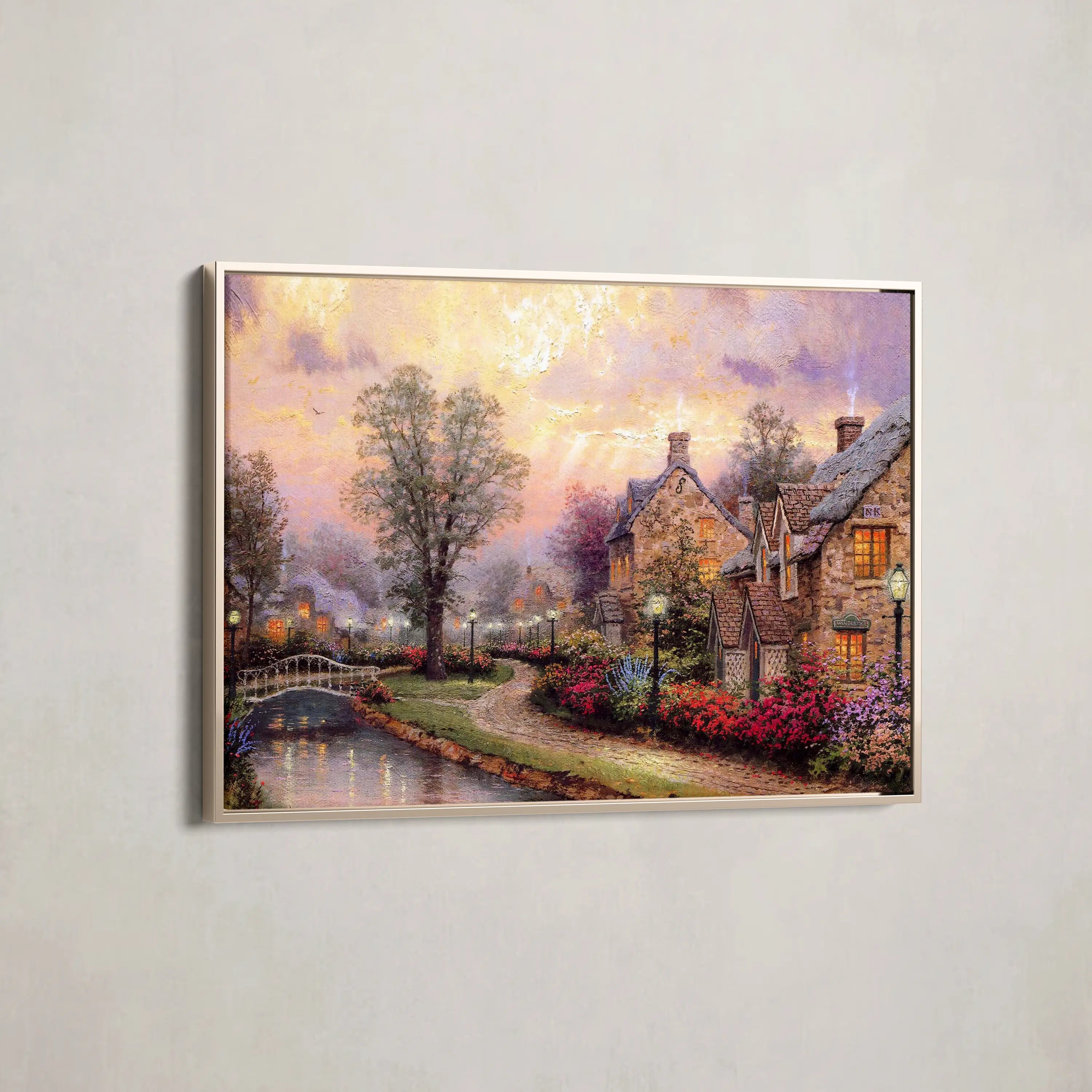 Landscape Canvas Wall Art WAD076-L 90 x 60 cm / Stretched on hidden frame