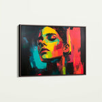 Portrait 076 Canvas Art 90 x 60 cm / Stretched on hidden frame