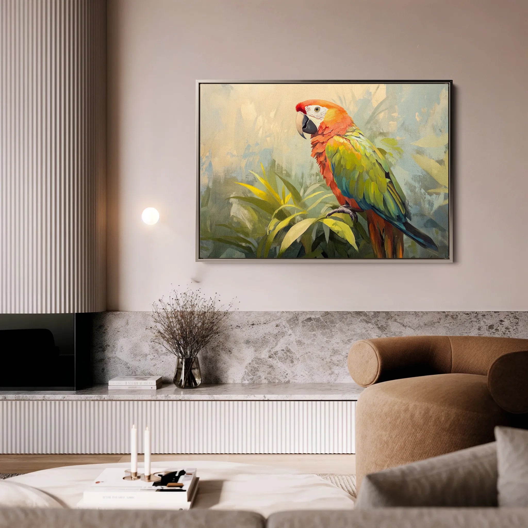 Animals Canvas Wall Art WAD077-AN 90 x 60 cm / Stretched on hidden frame