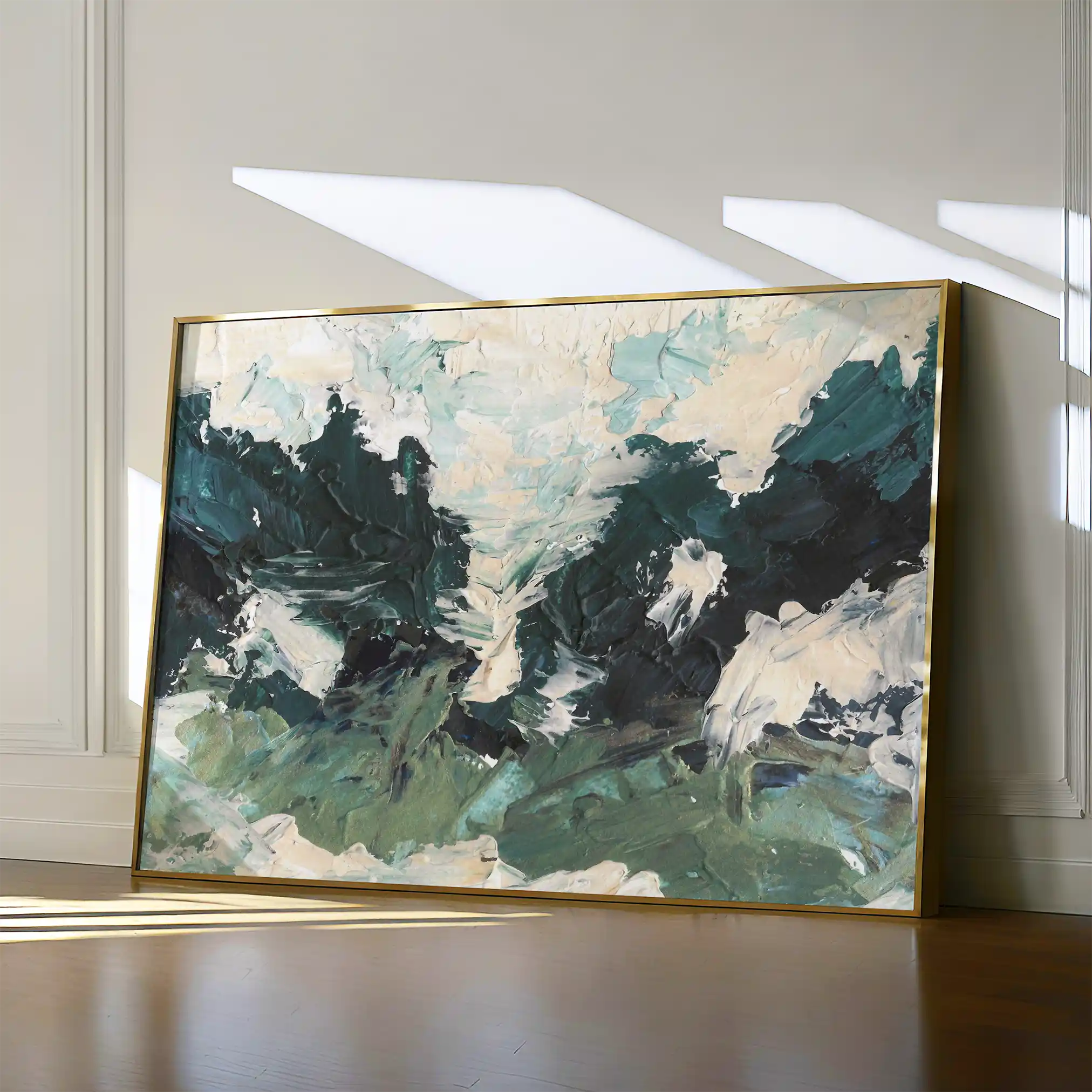 Abstract Canvas Wall Art WAD077-A 90 x 60 cm / Stretched on hidden frame