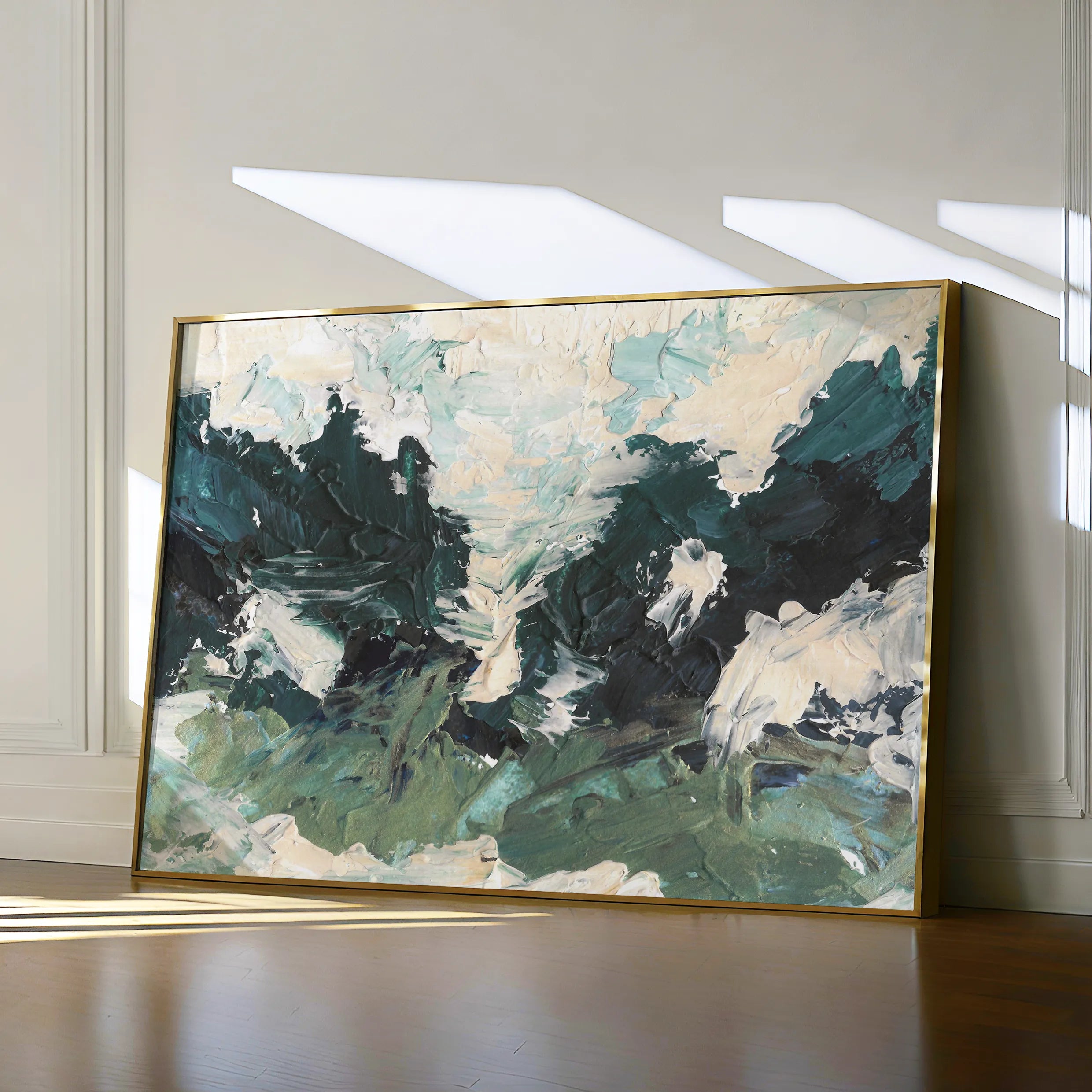 Abstract Canvas Wall Art WAD077-A 90 x 60 cm / Stretched on hidden frame