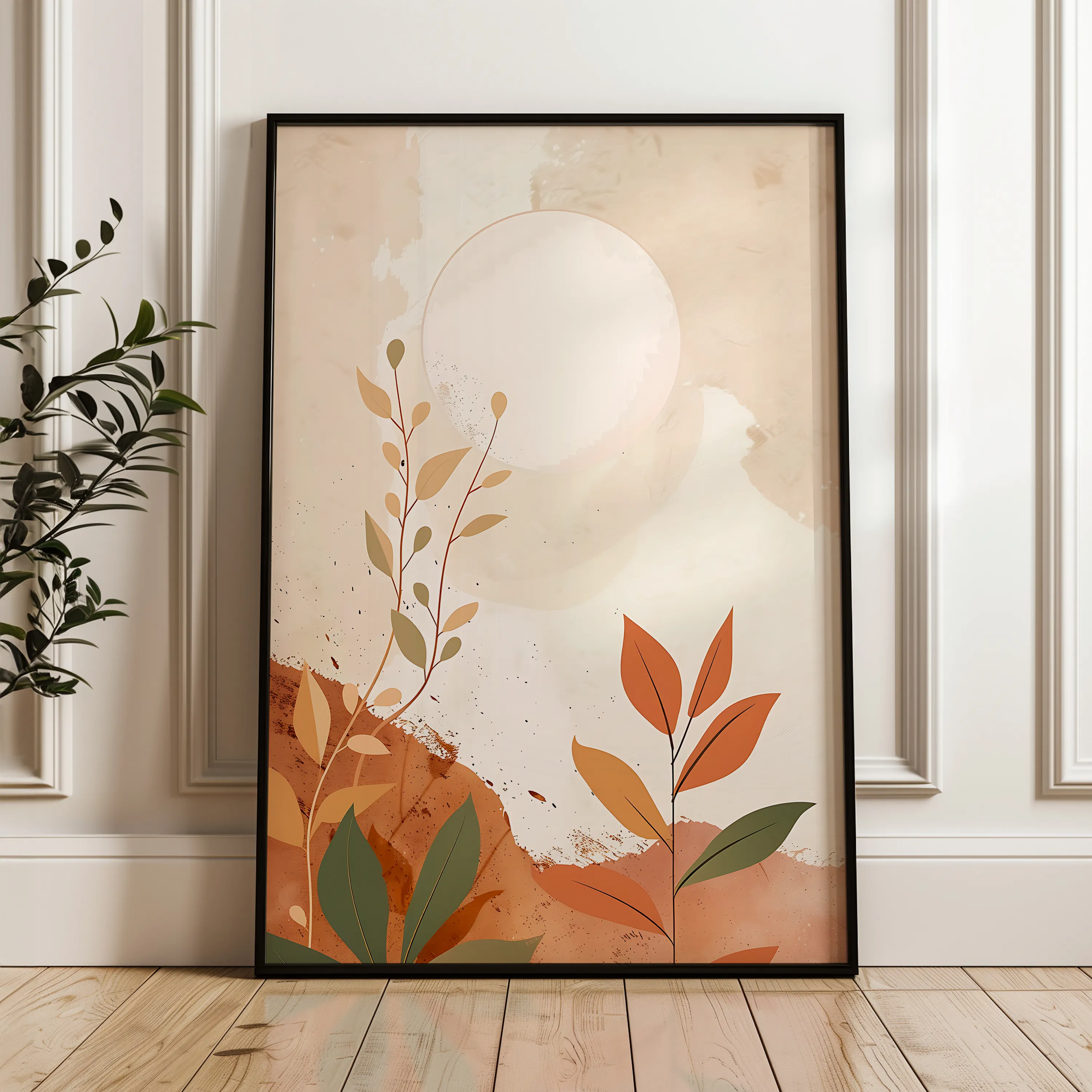 Boho Canvas Wall Art WAD077-BH 90 x 60 cm / Stretched on hidden frame