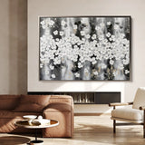 Floral Canvas Wall Art WAD077-F 90 x 60 cm / Stretched on hidden frame