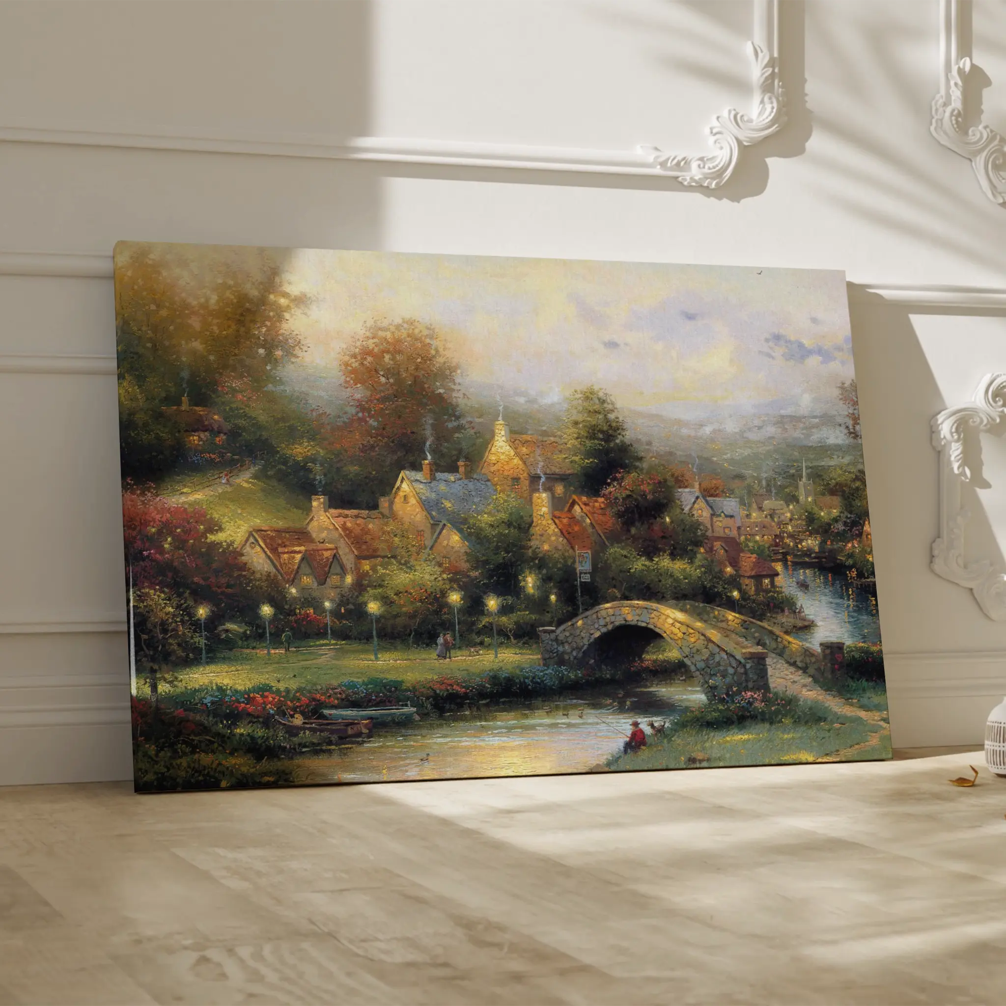 Landscape Canvas Wall Art WAD077-L 90 x 60 cm / Stretched on hidden frame