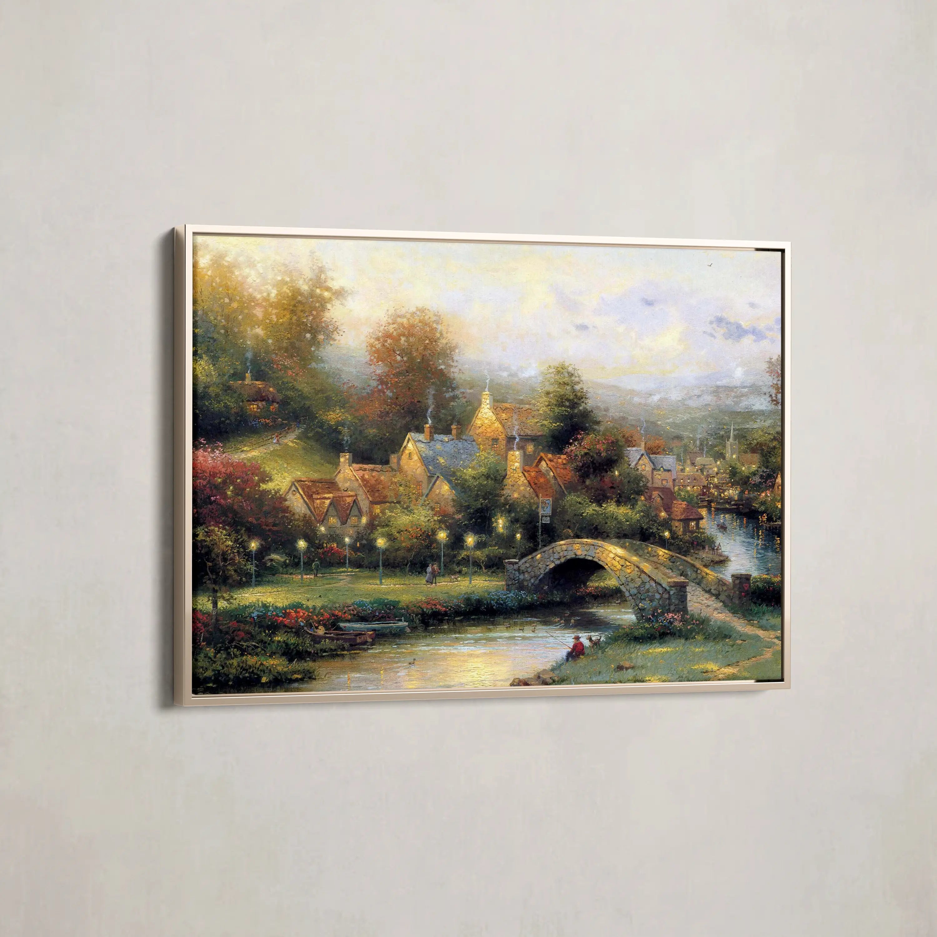 Landscape Canvas Wall Art WAD077-L 90 x 60 cm / Stretched on hidden frame