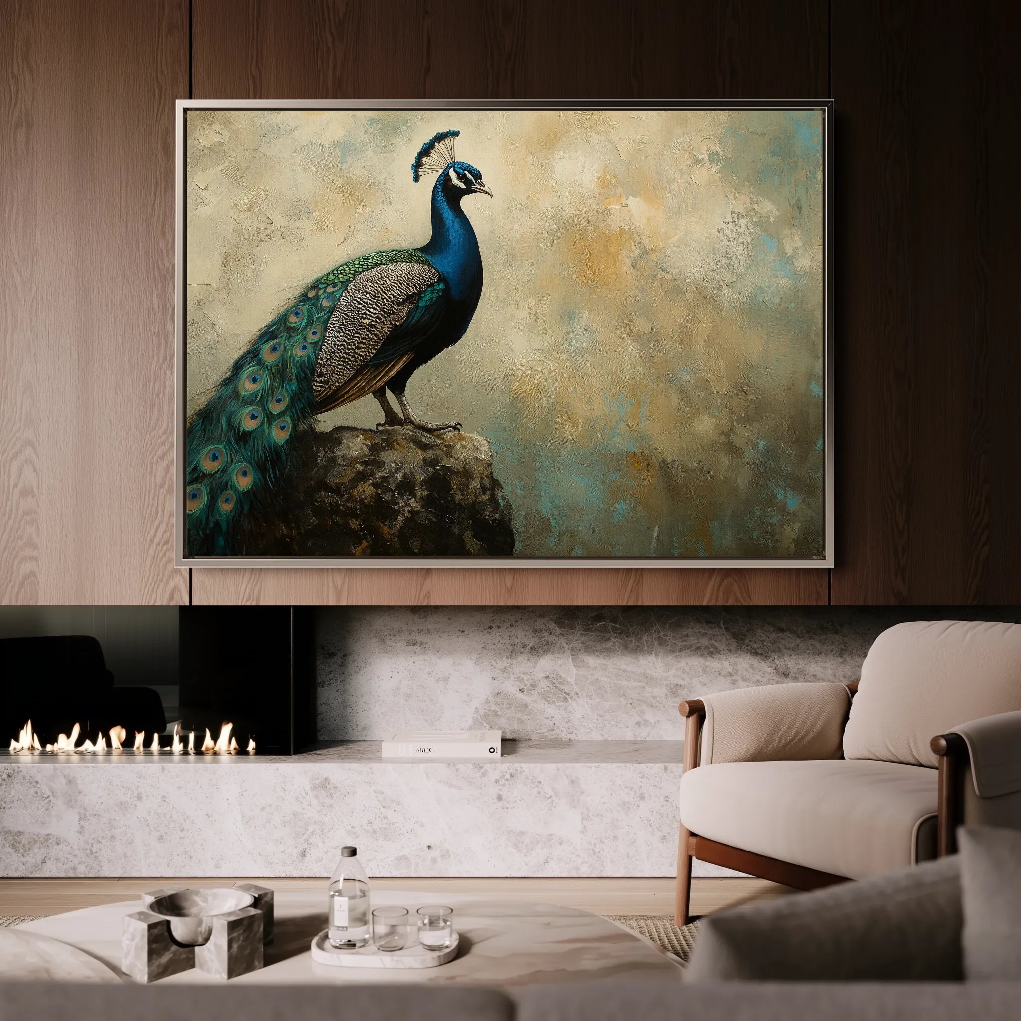 Animals Canvas Wall Art WAD078-AN 90 x 60 cm / Stretched on hidden frame