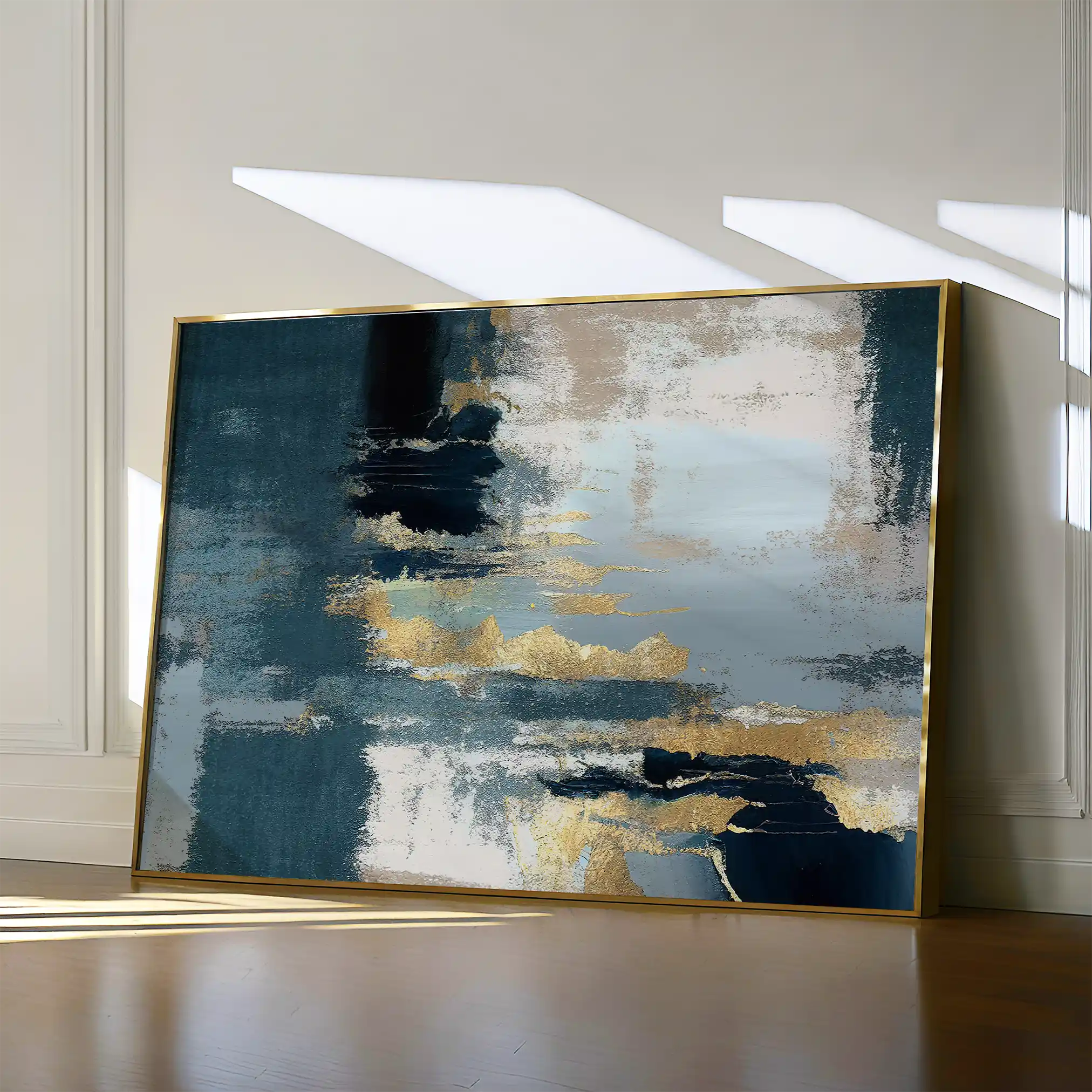 Abstract Canvas Wall Art WAD078-A 90 x 60 cm / Stretched on hidden frame