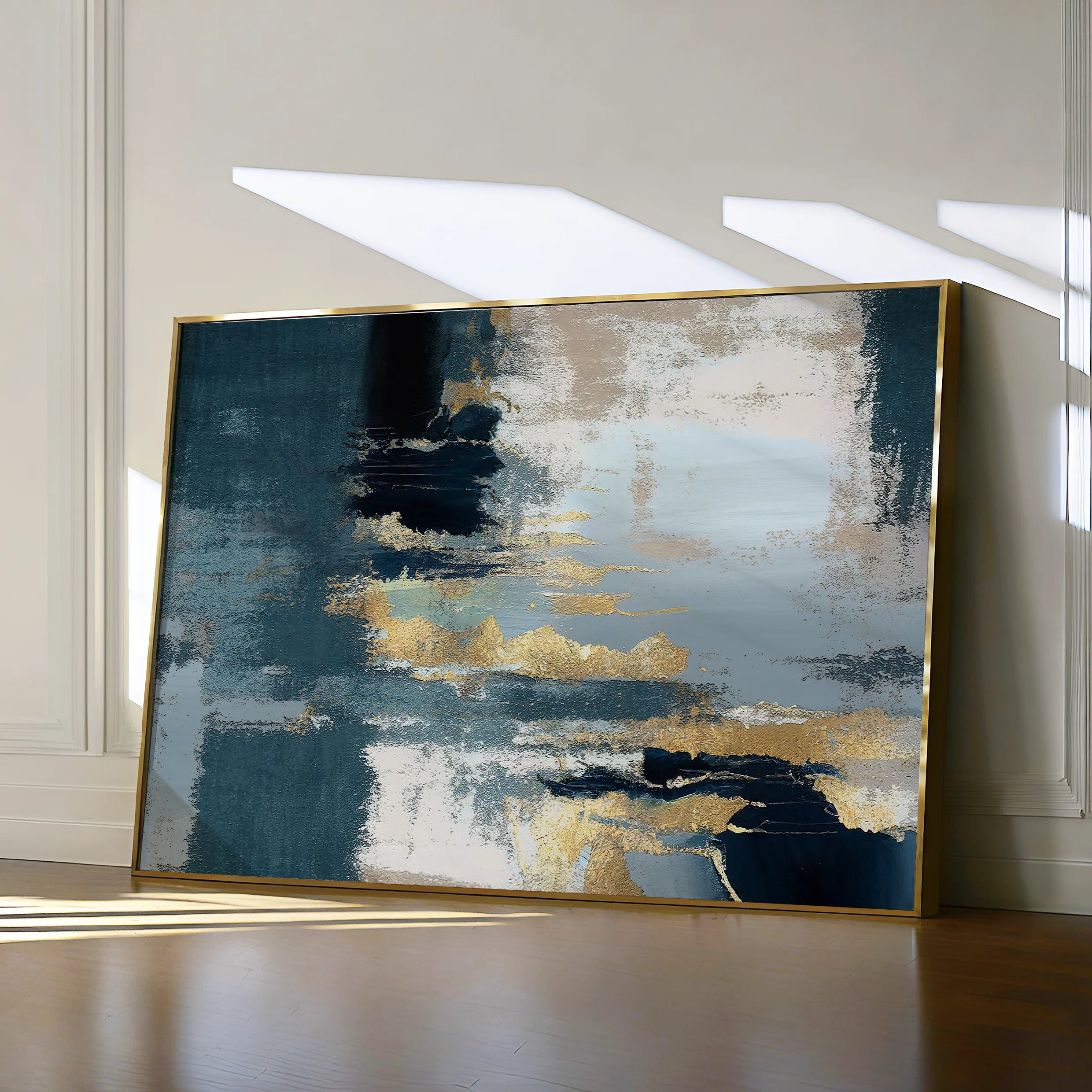 Abstract Canvas Wall Art WAD078-A 90 x 60 cm / Stretched on hidden frame