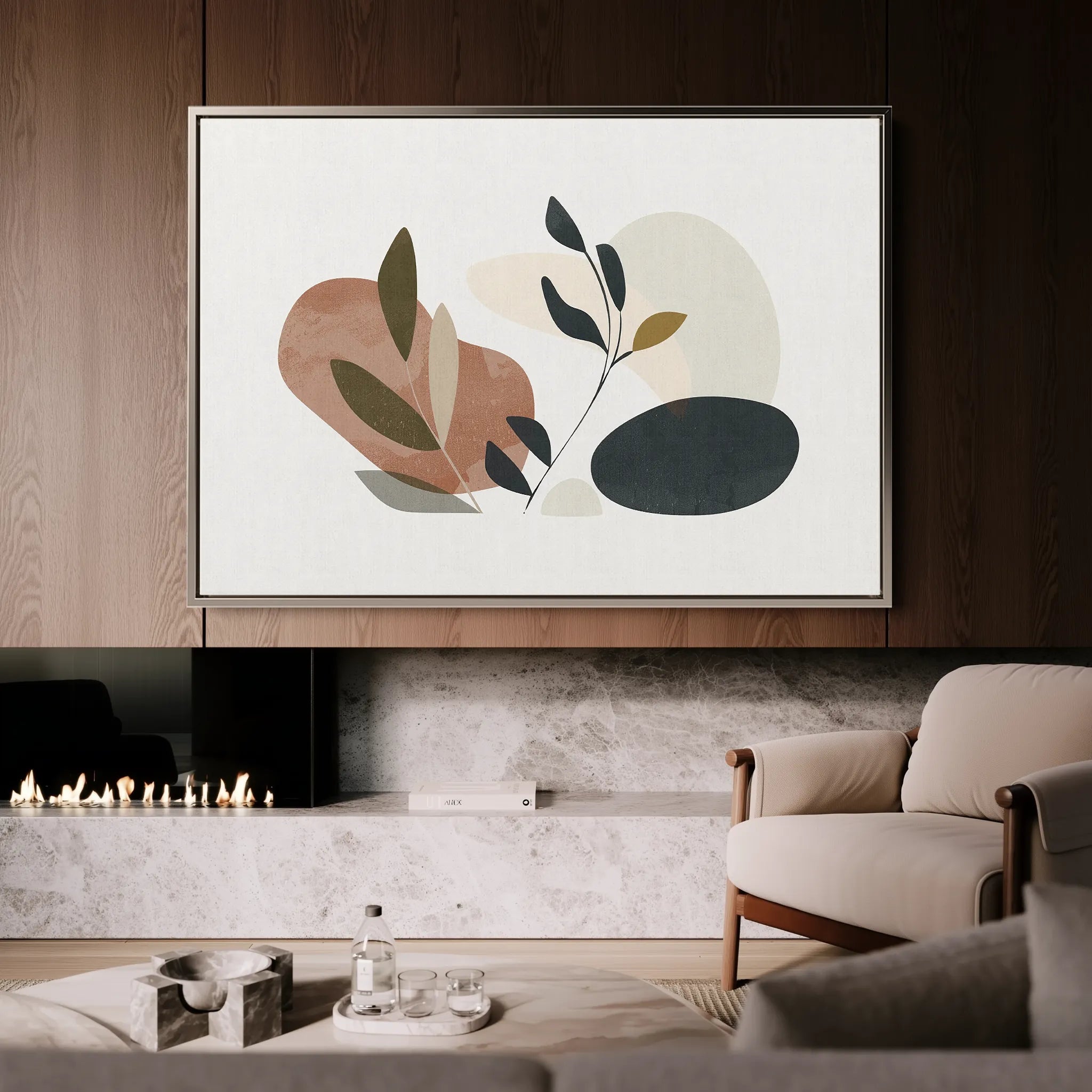 Boho Canvas Wall Art WAD078-BH 90 x 60 cm / Stretched on hidden frame