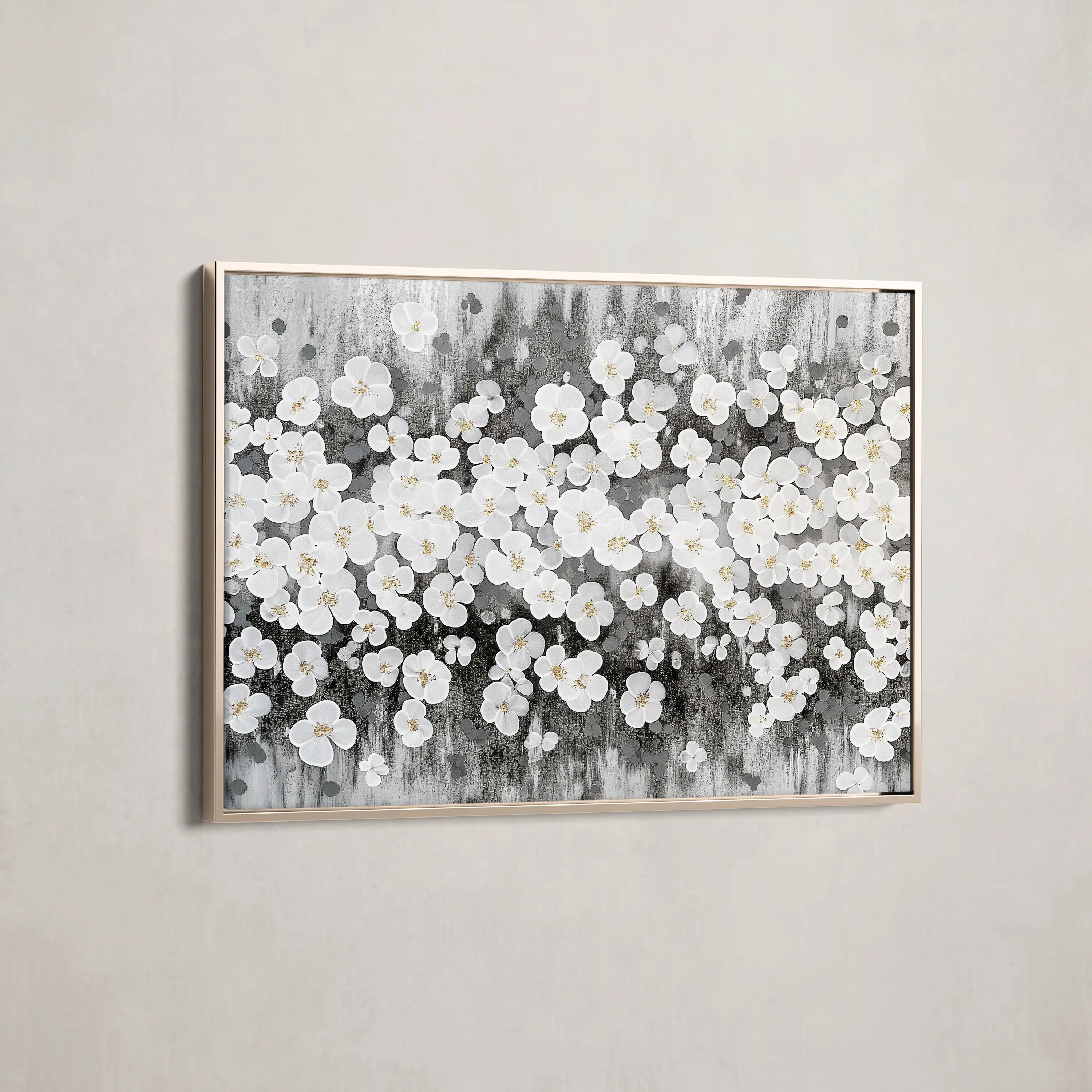 Floral Canvas Wall Art WAD078-F 90 x 60 cm / Stretched on hidden frame