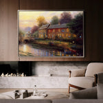 Landscape 078 Canvas Art 90 x 60 cm / Stretched on hidden frame