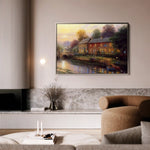 Landscape 078 Canvas Art 90 x 60 cm / Stretched on hidden frame