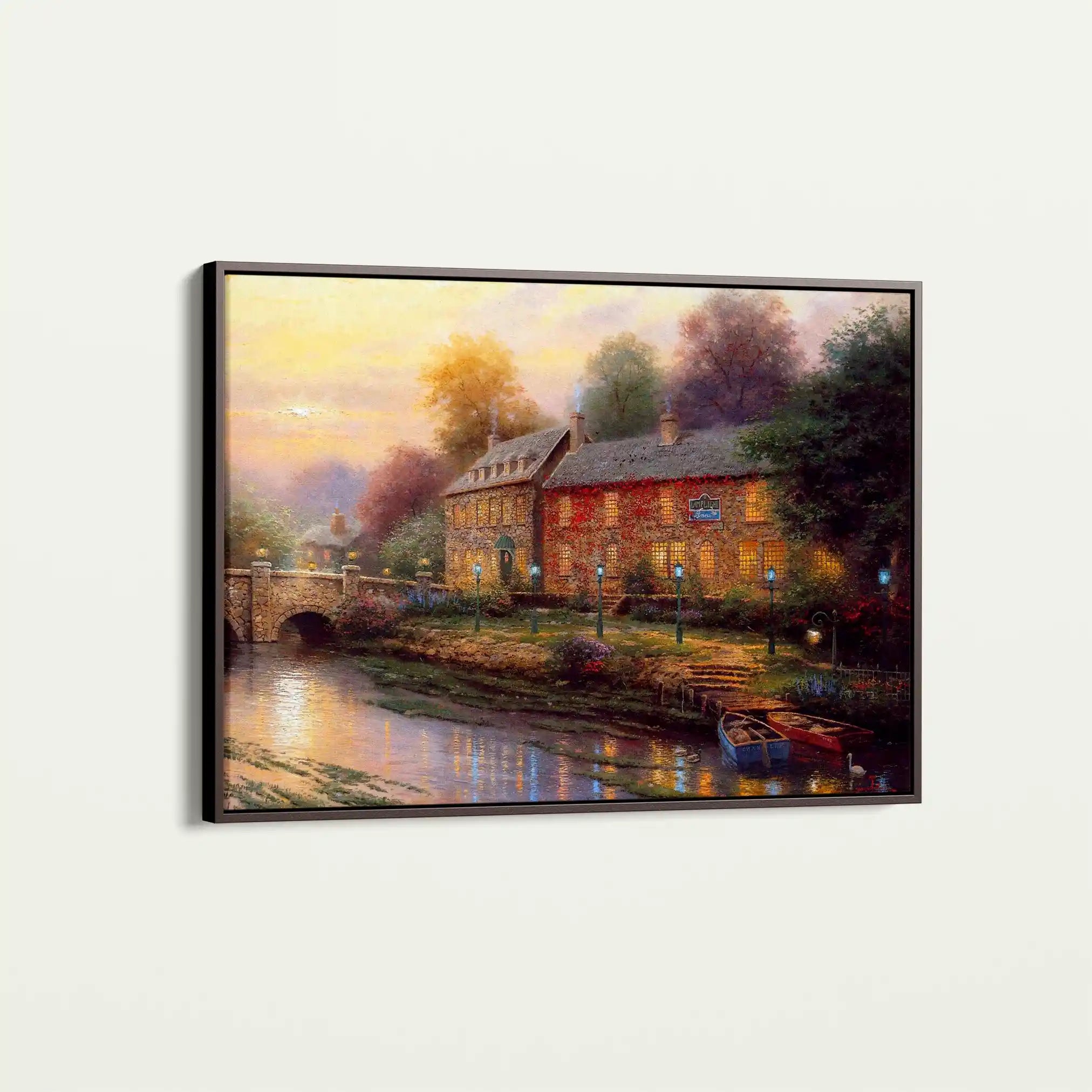 Landscape 078 Canvas Art 90 x 60 cm / Stretched on hidden frame