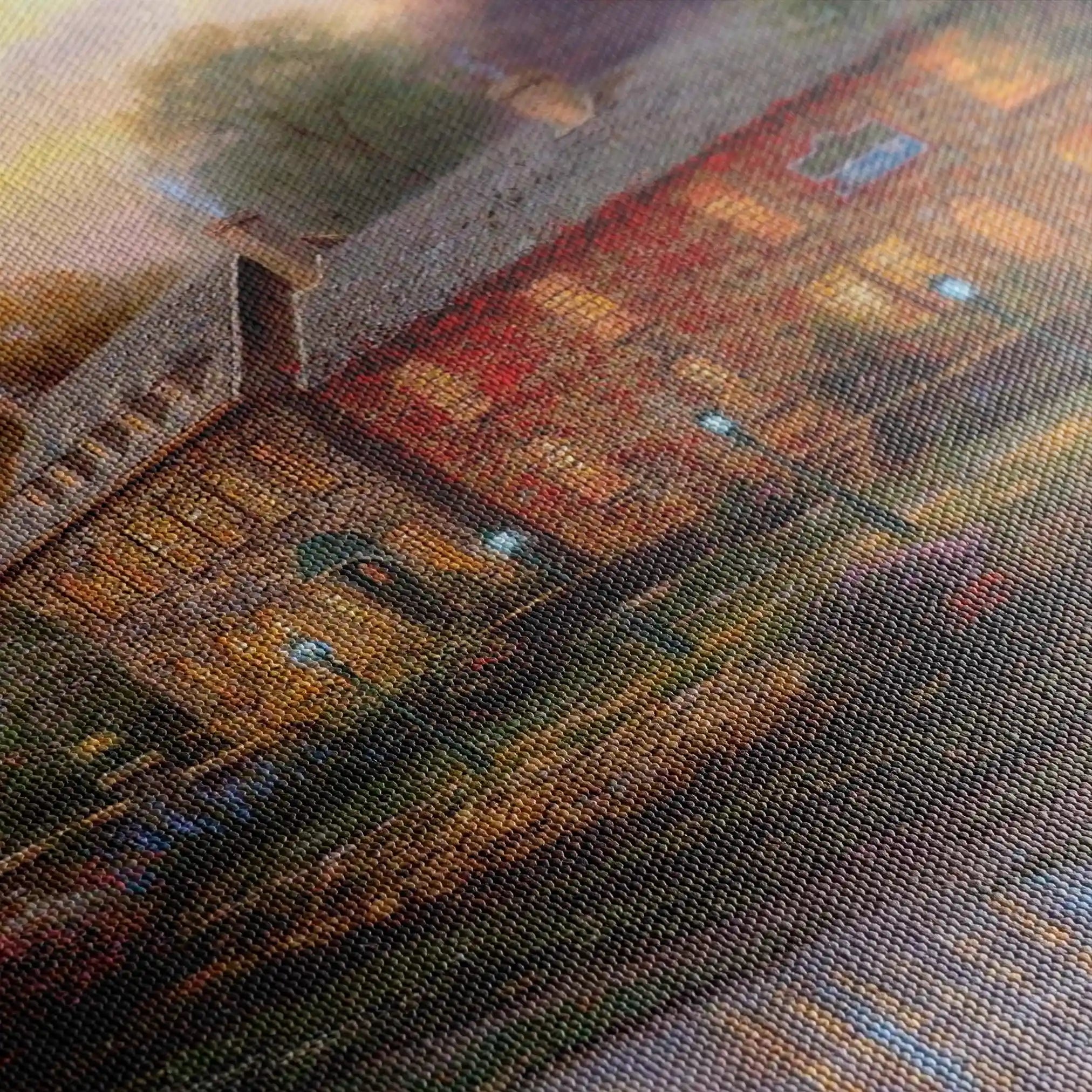 Landscape 078 Canvas Art 90 x 60 cm / Stretched on hidden frame