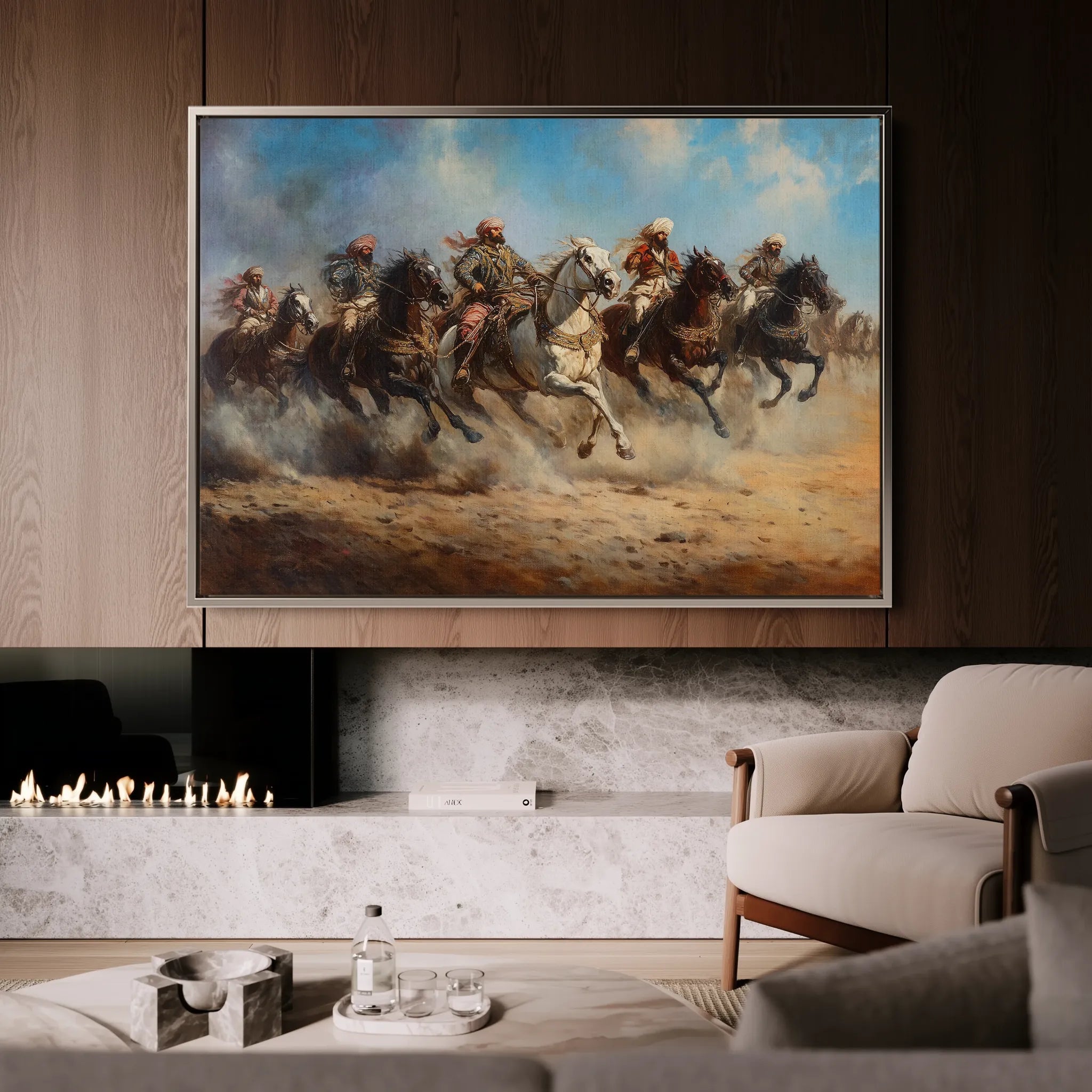 Orientalist Canvas Wall Art WAD078-OR 90 x 60 cm / Stretched on hidden frame