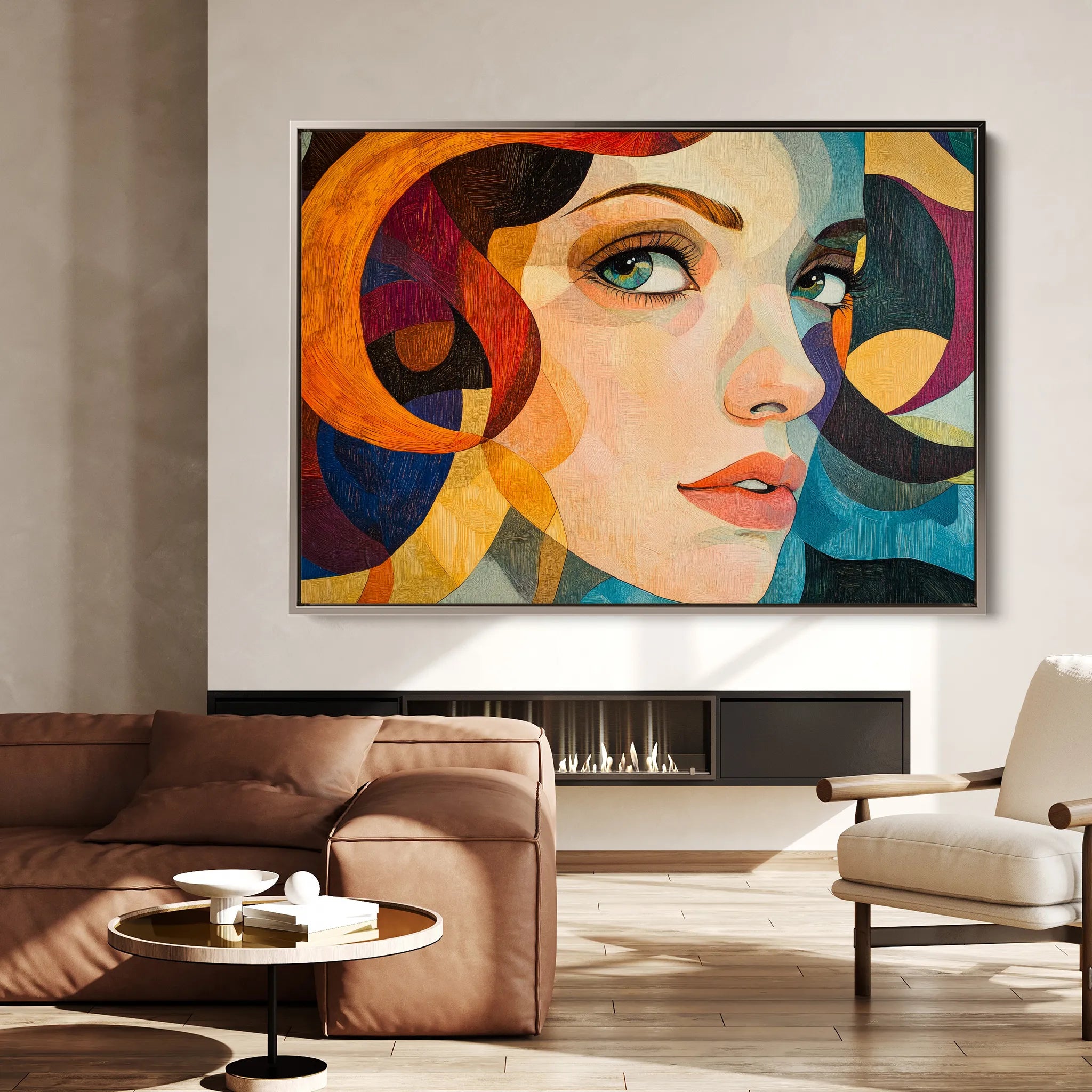 Portrait Canvas Wall Art WAD078-P 90 x 60 cm / Stretched on hidden frame