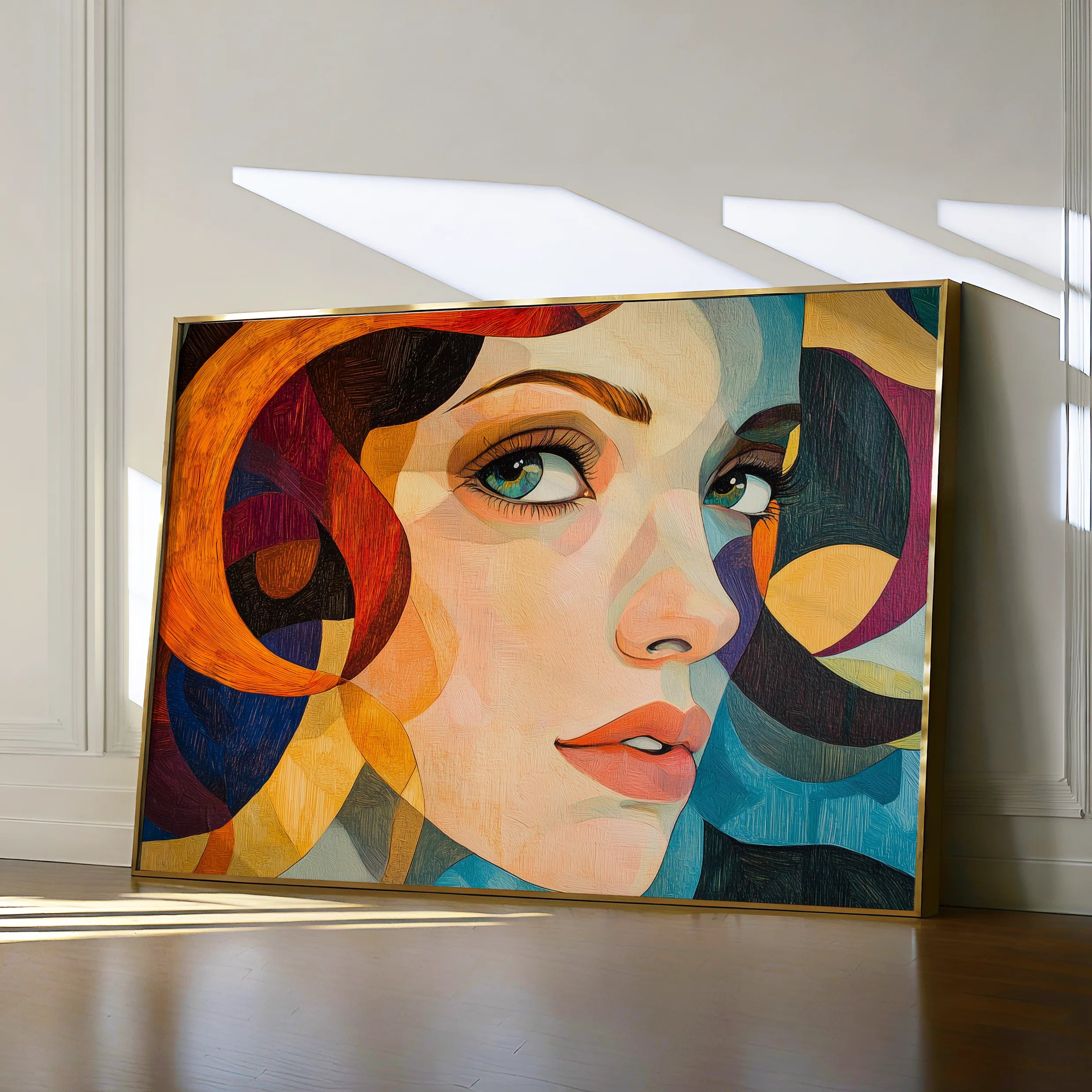 Portrait Canvas Wall Art WAD078-P 90 x 60 cm / Stretched on hidden frame