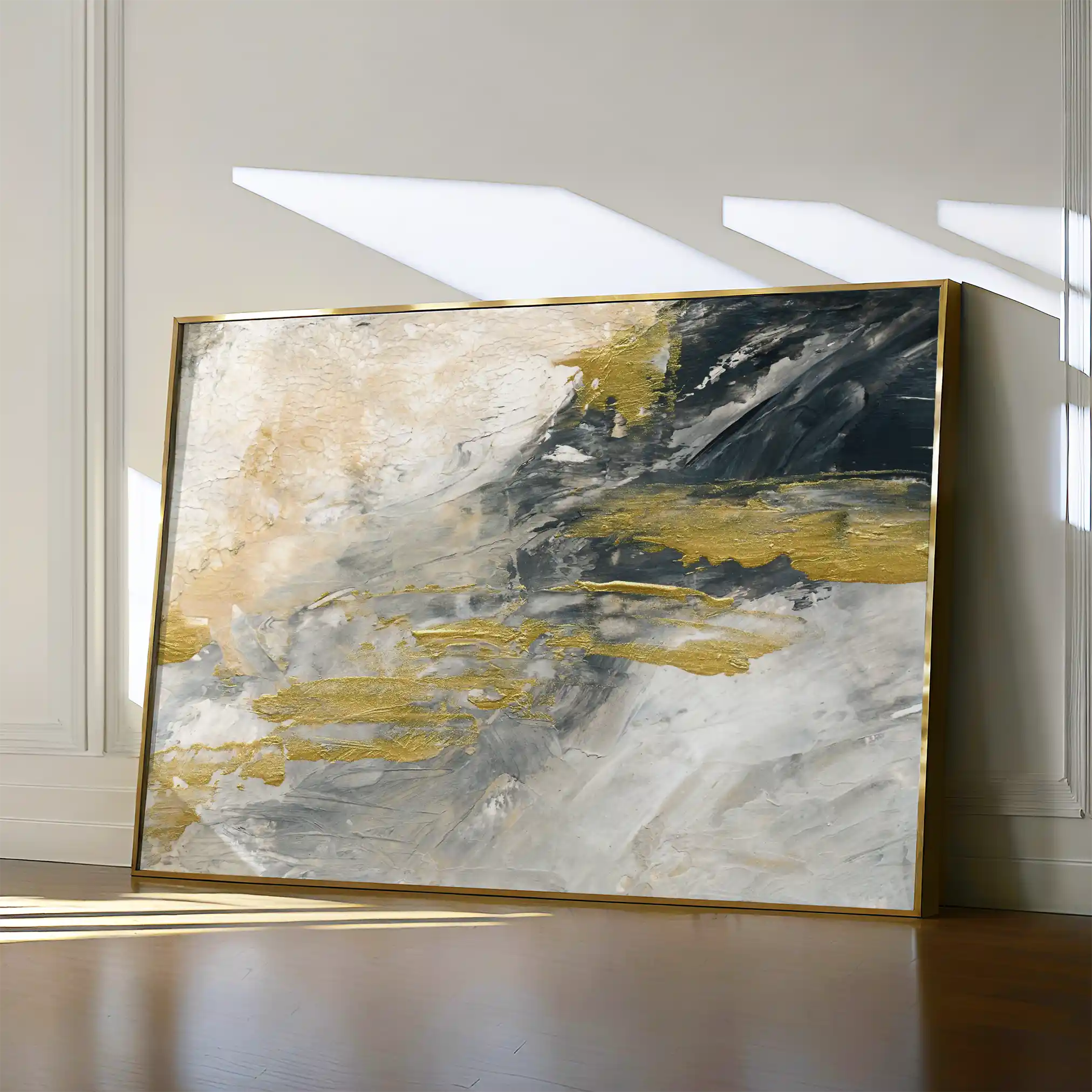 Abstract Canvas Wall Art WAD079-A 90 x 60 cm / Stretched on hidden frame