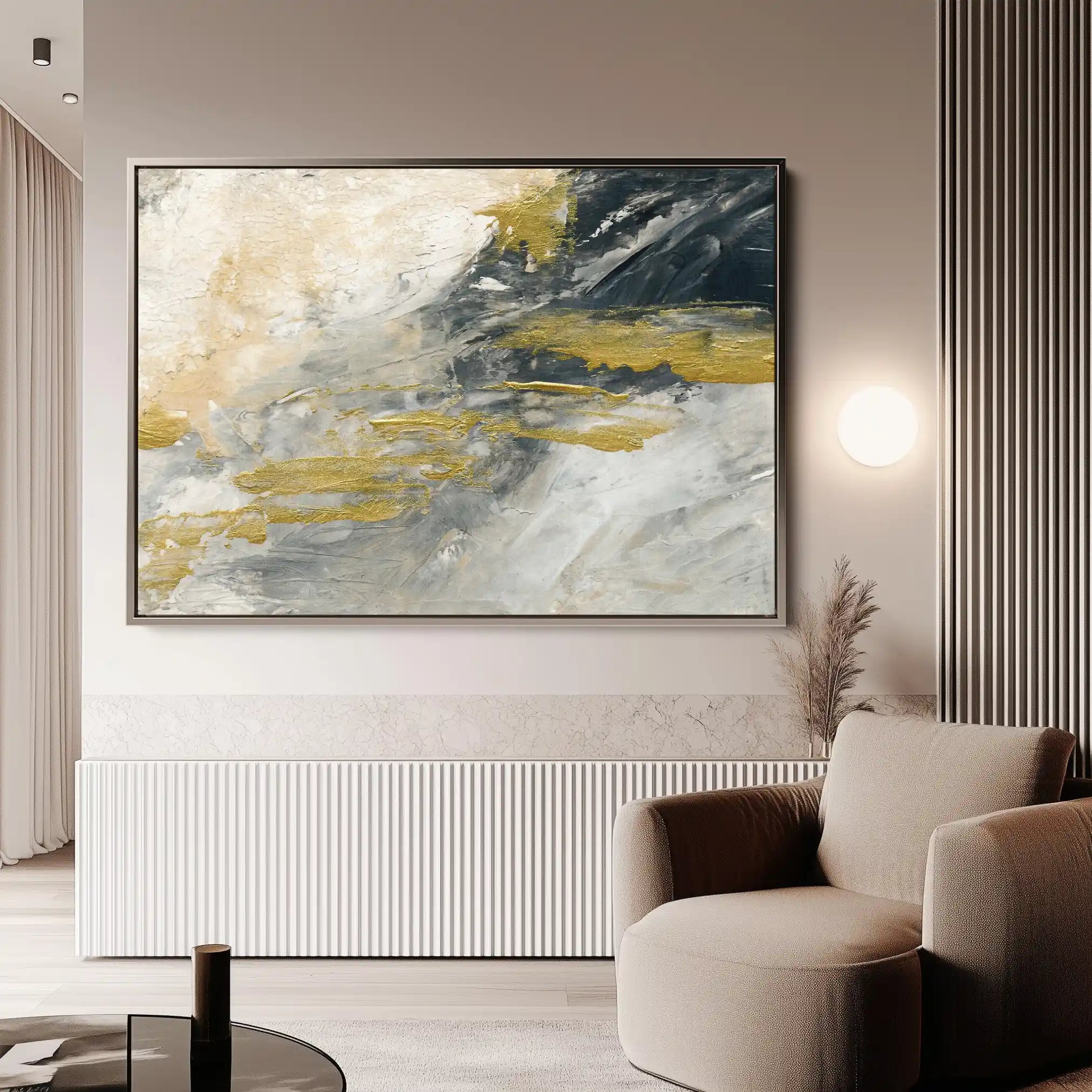 Abstract 079 Canvas Art 60 x 40 cm / Stretched on hidden frame