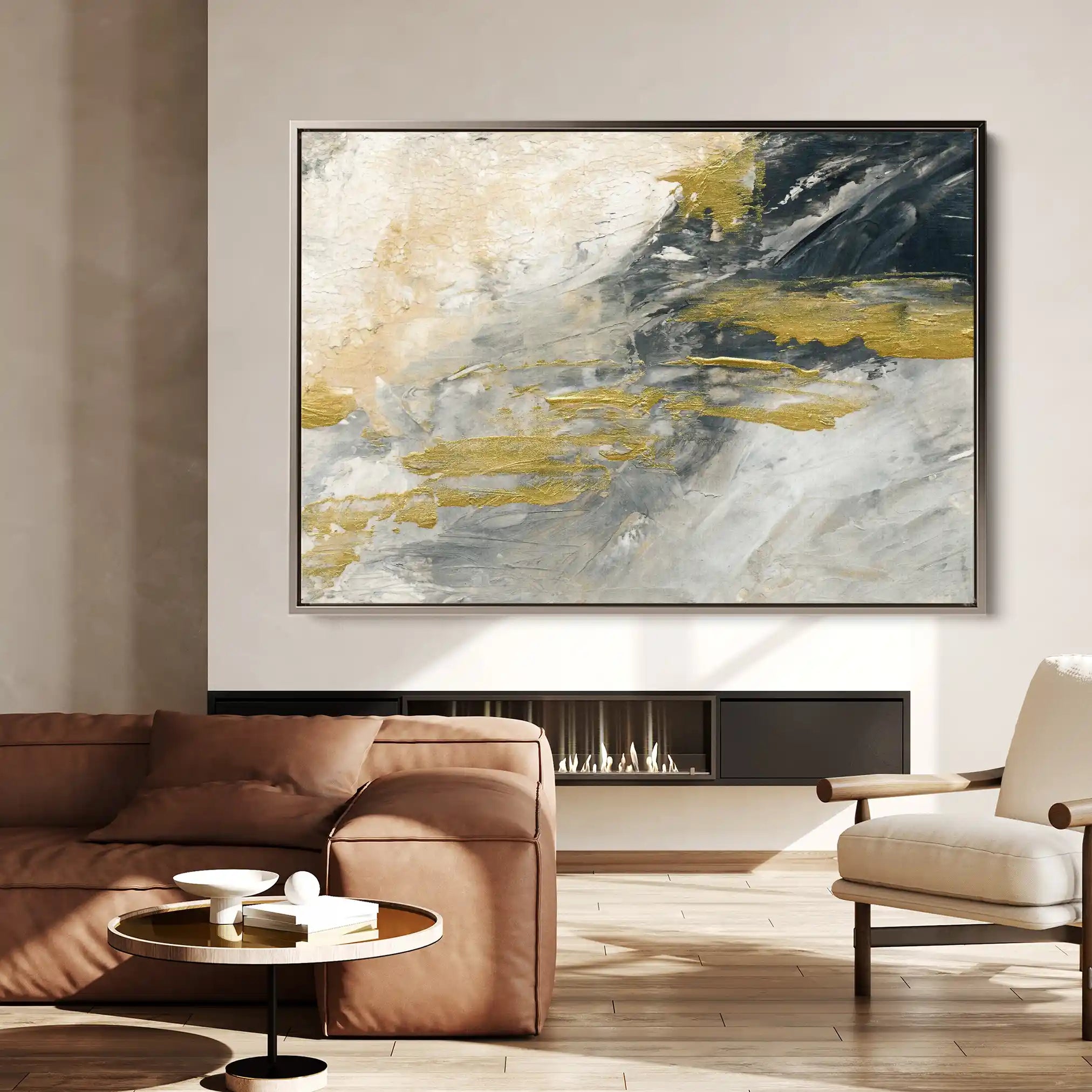 Abstract 079 Canvas Art 60 x 40 cm / Stretched on hidden frame