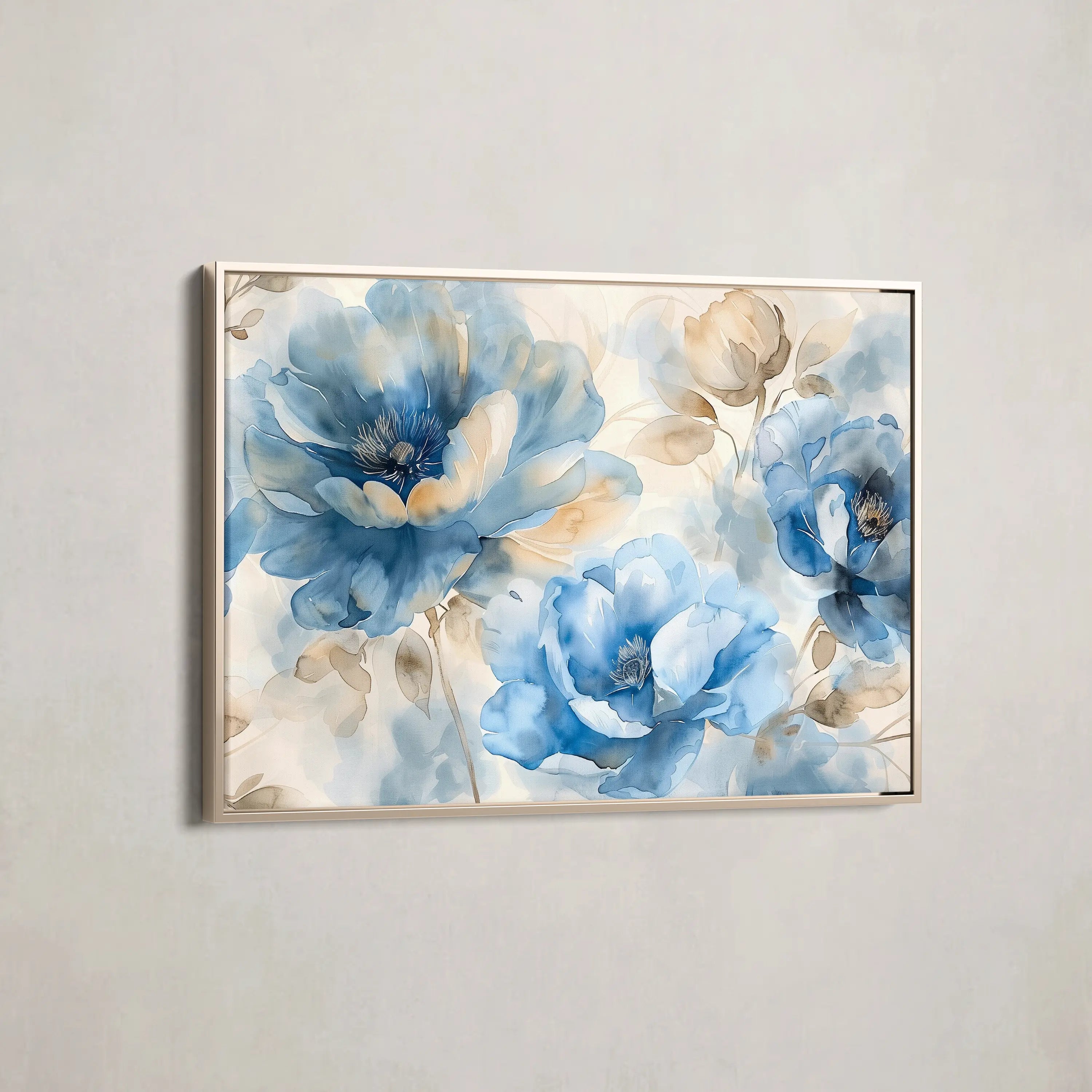 Floral Canvas Wall Art WAD079-F 90 x 60 cm / Stretched on hidden frame