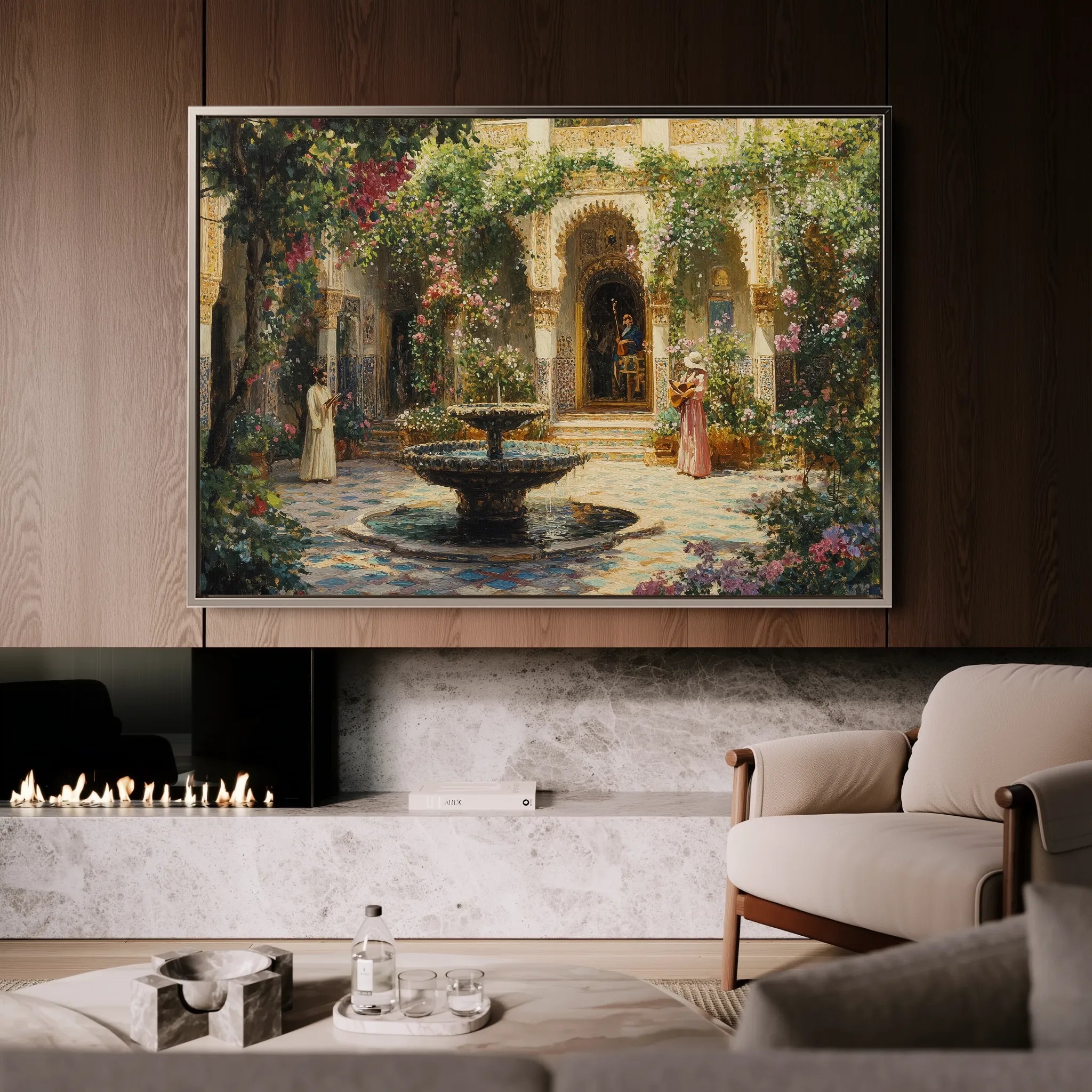 Orientalist Canvas Wall Art WAD079-OR 90 x 60 cm / Stretched on hidden frame