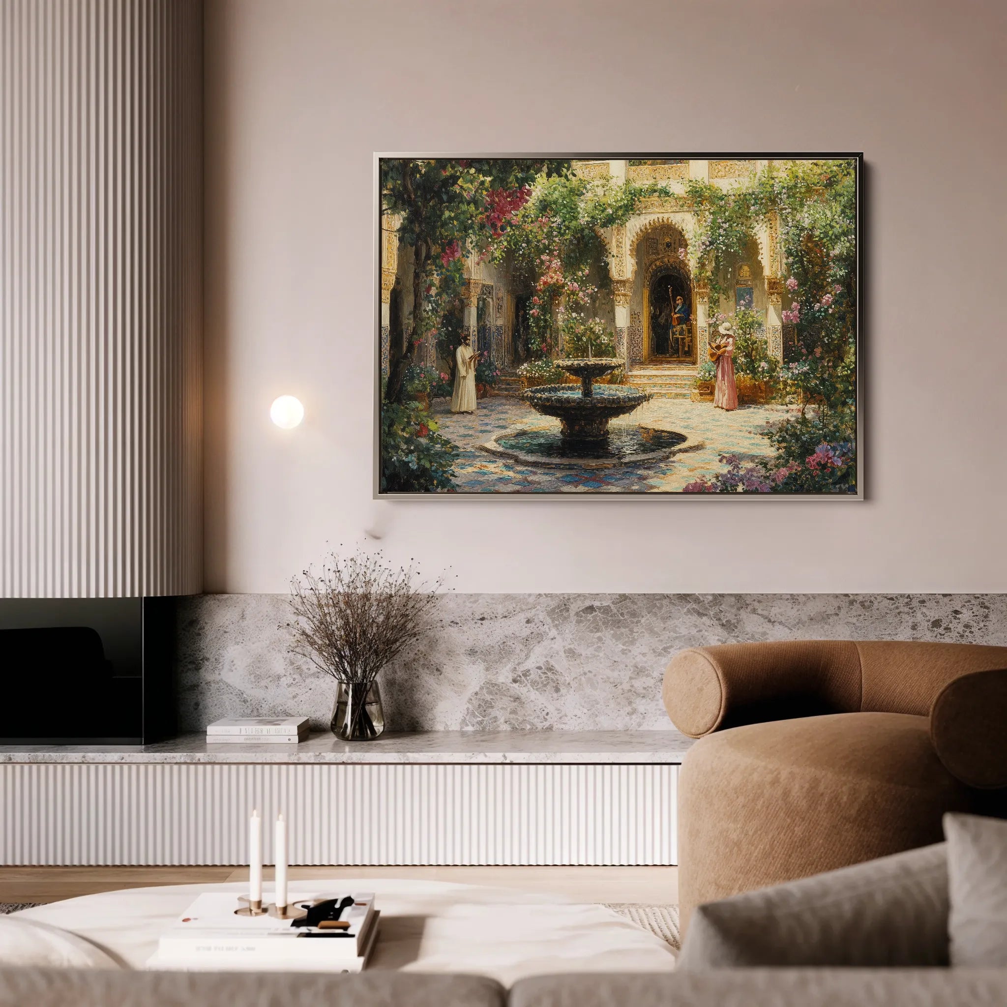 Orientalist Canvas Wall Art WAD079-OR 90 x 60 cm / Stretched on hidden frame