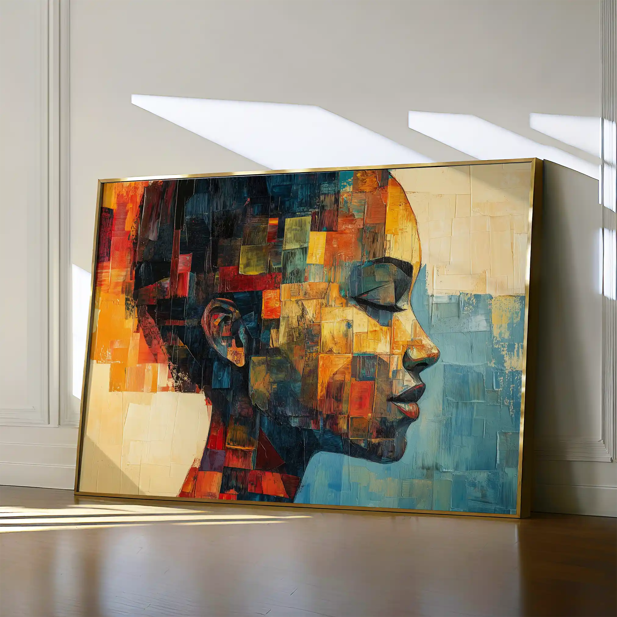 Portrait 079 Canvas Art 90 x 60 cm / Stretched on hidden frame