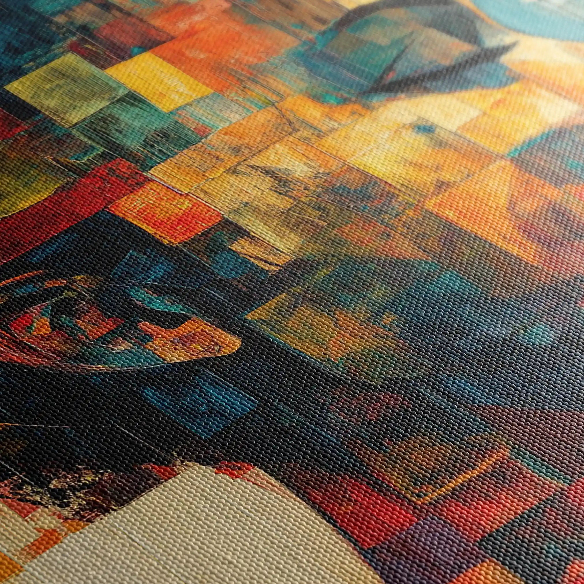 Portrait 079 Canvas Art 90 x 60 cm / Stretched on hidden frame