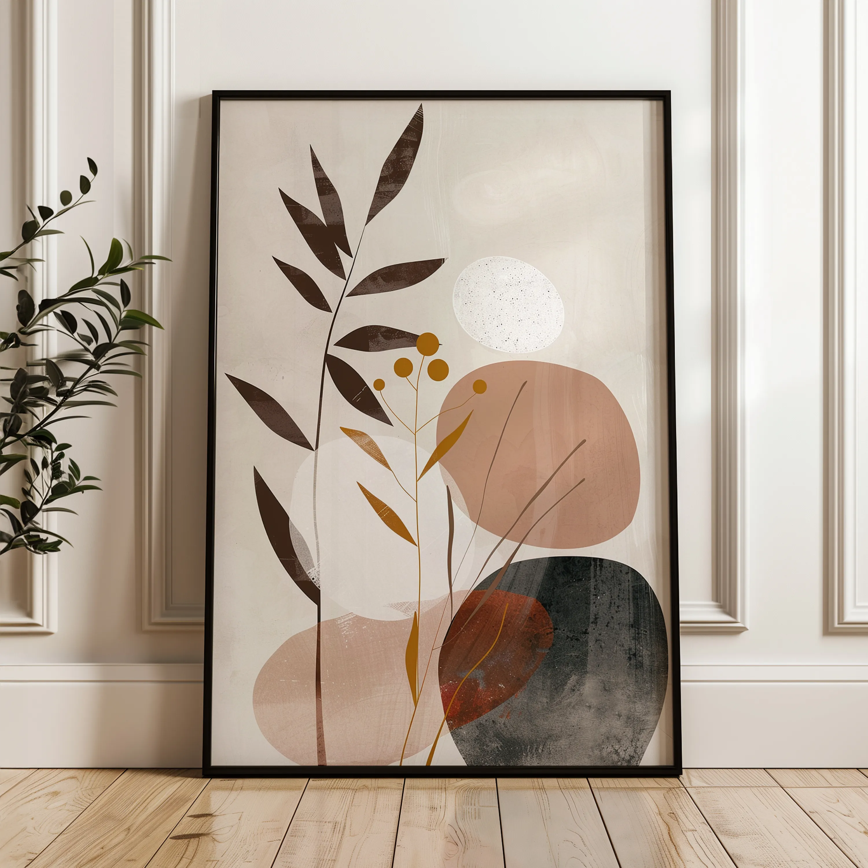 Boho Canvas Wall Art WAD080-BH 90 x 60 cm / Stretched on hidden frame