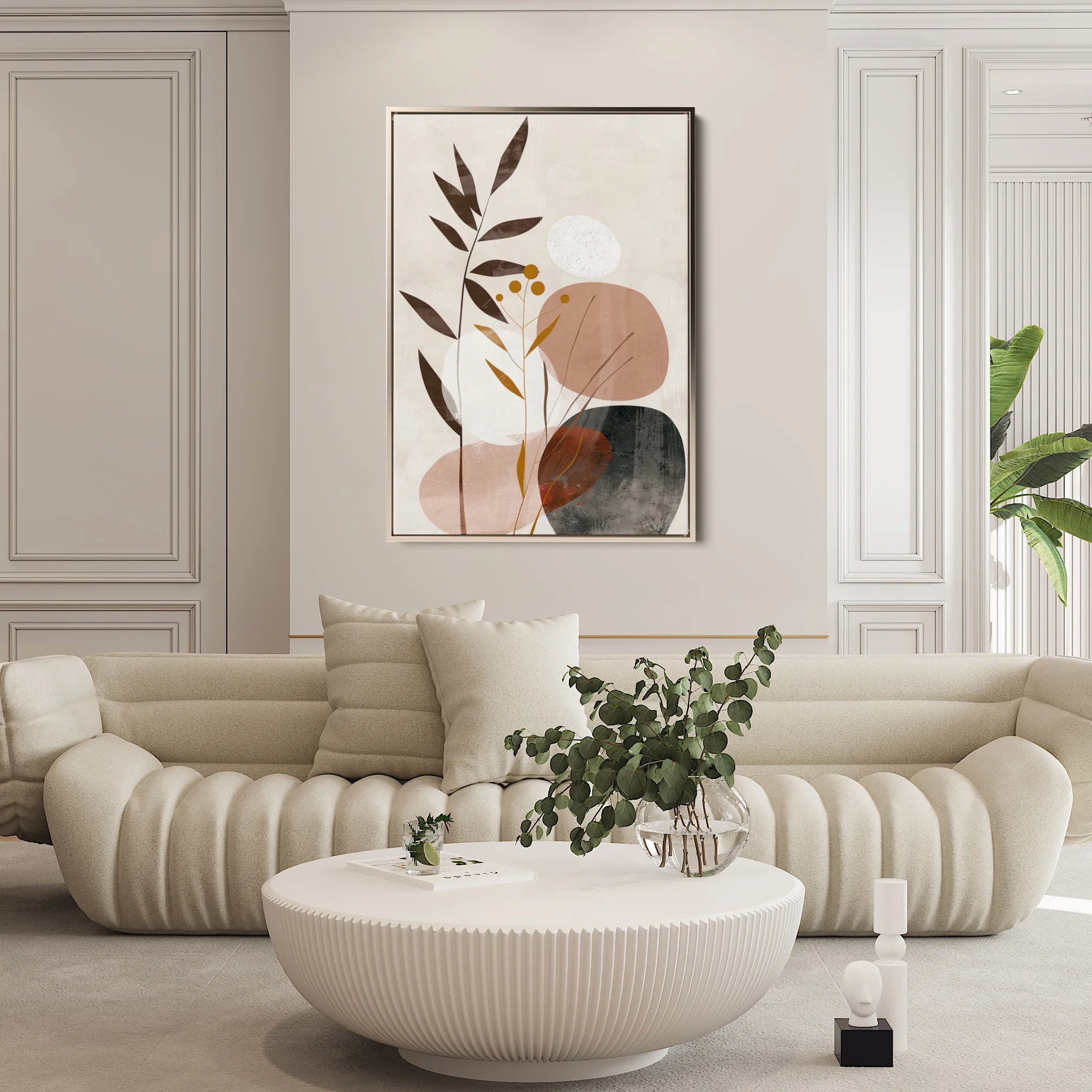 Boho Canvas Wall Art WAD080-BH 90 x 60 cm / Stretched on hidden frame