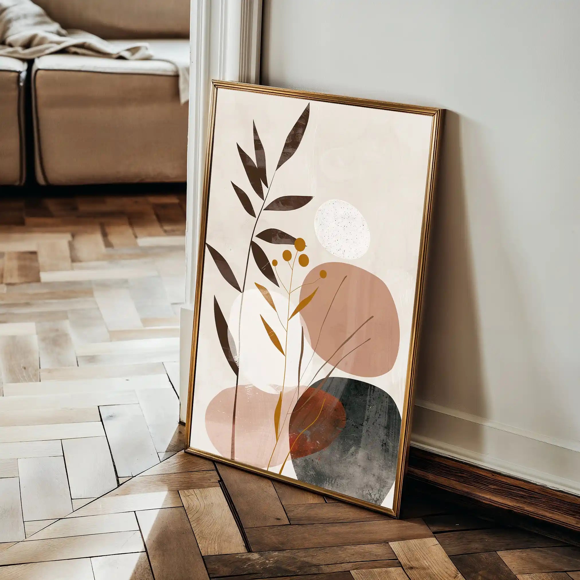 Boho 080 Canvas Art 90 x 60 cm / Stretched on hidden frame