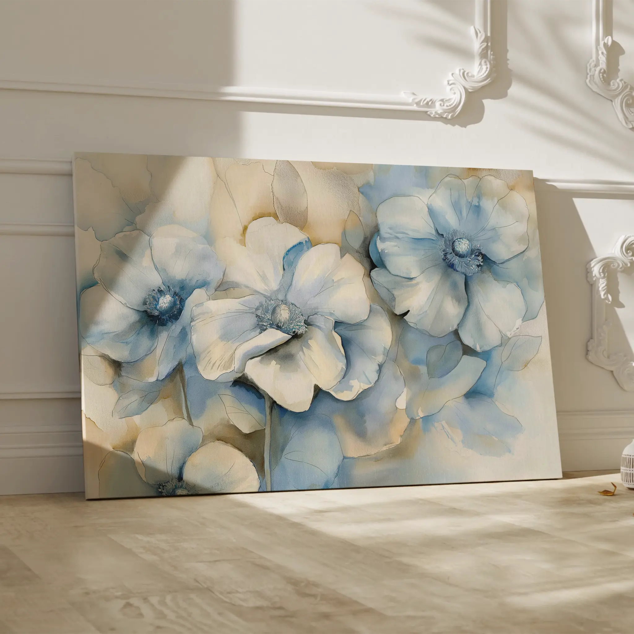 Floral Canvas Wall Art WAD080-F 90 x 60 cm / Stretched on hidden frame