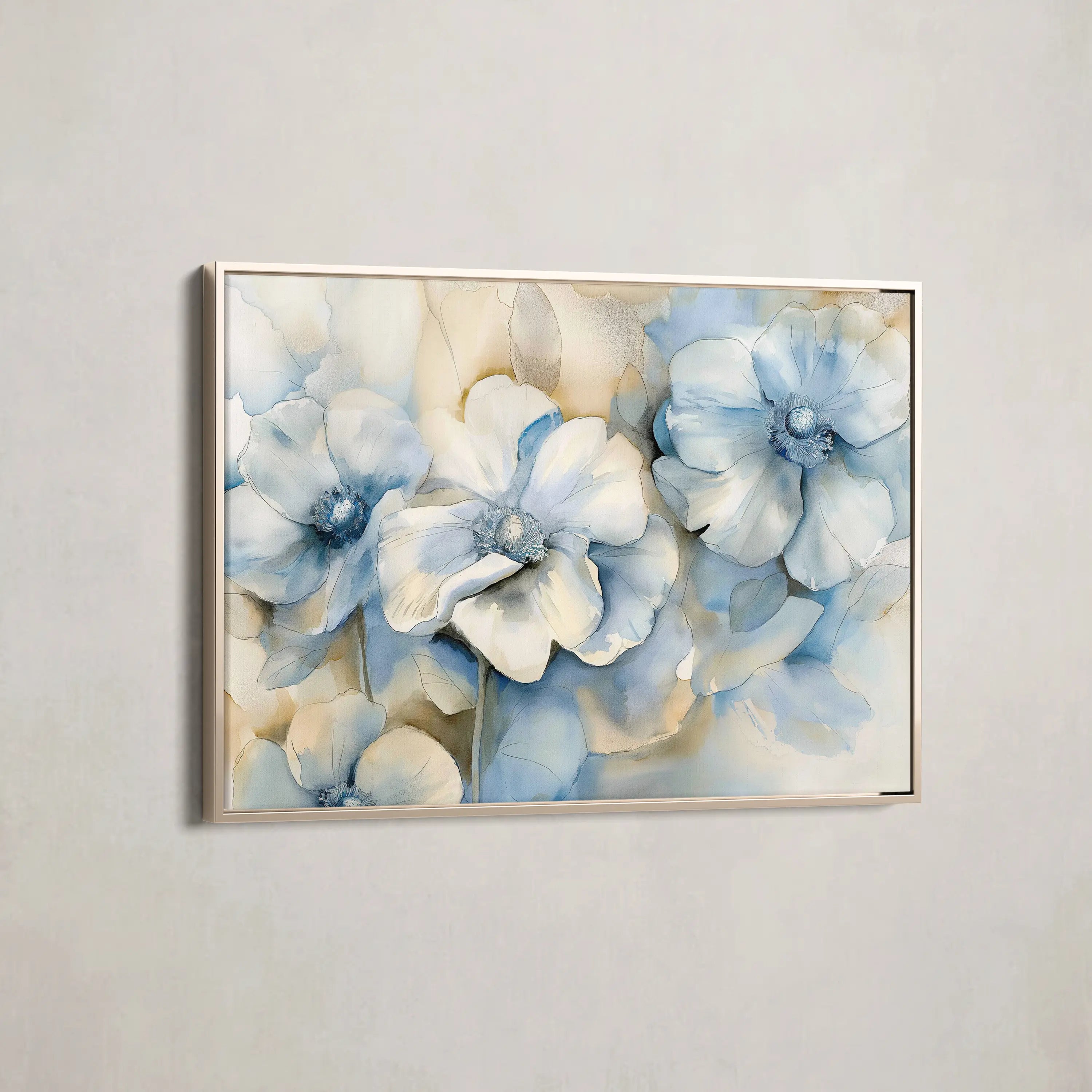 Floral Canvas Wall Art WAD080-F 90 x 60 cm / Stretched on hidden frame