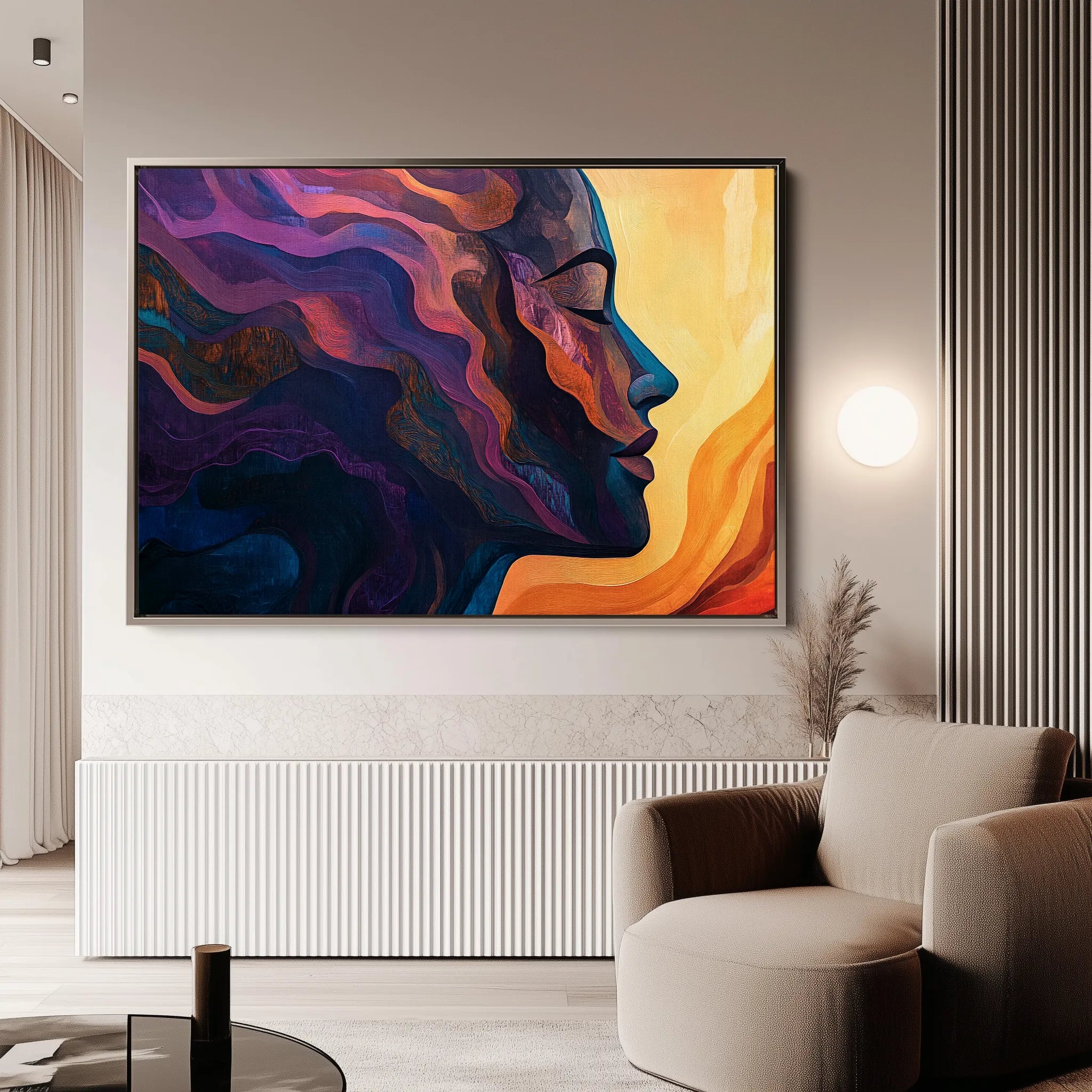 Portrait Canvas Wall Art WAD080-P 90 x 60 cm / Stretched on hidden frame