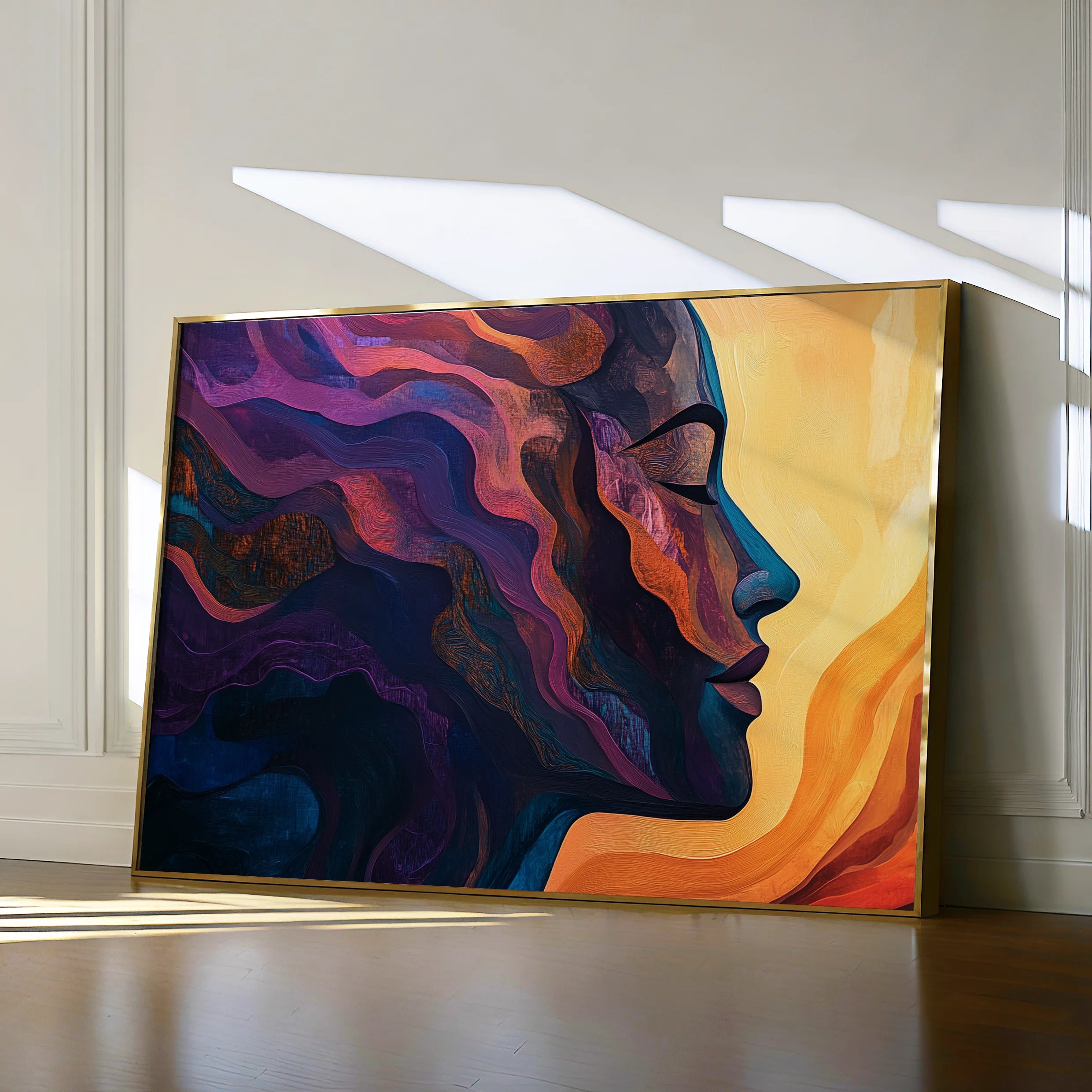 Portrait Canvas Wall Art WAD080-P 90 x 60 cm / Stretched on hidden frame