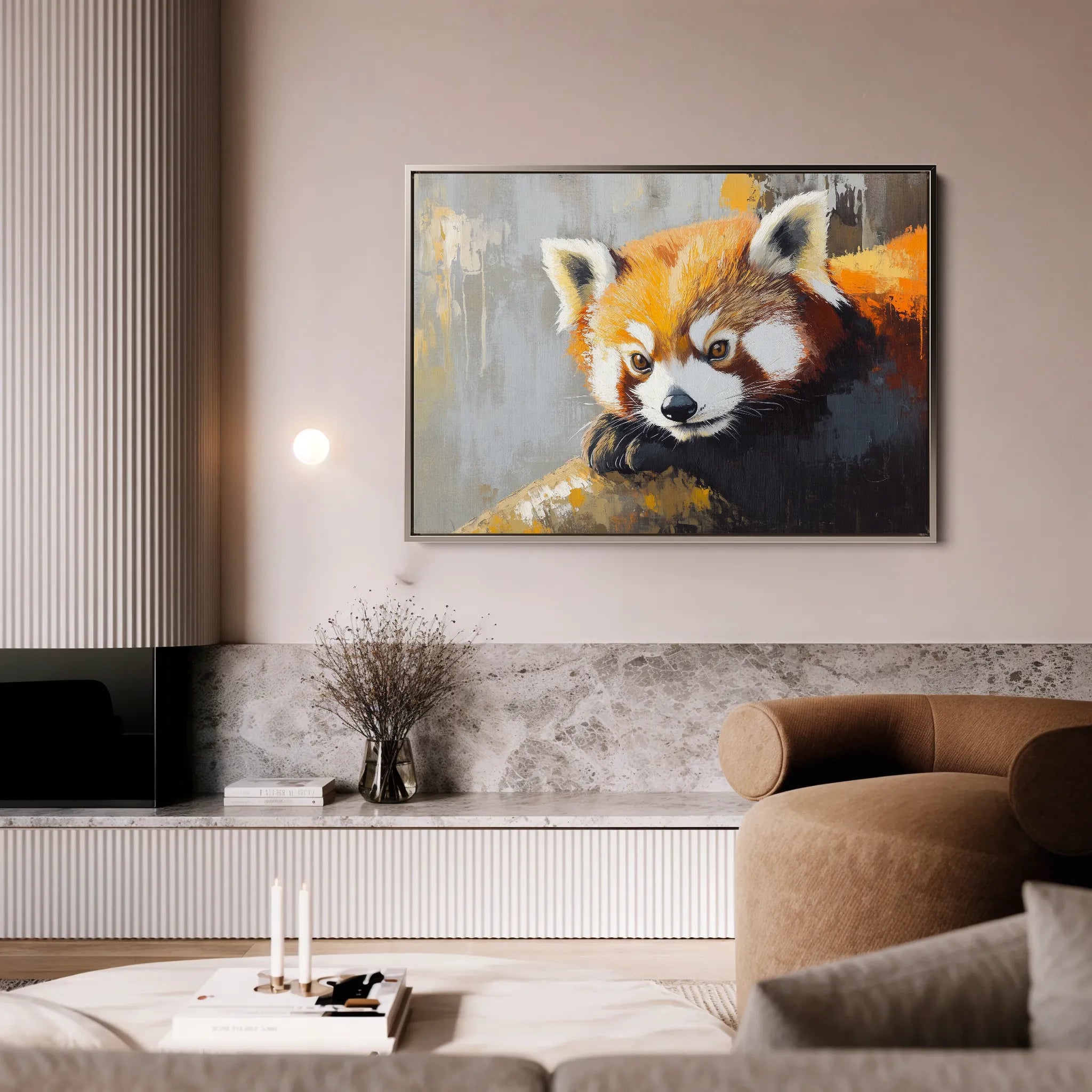 Animals Canvas Wall Art WAD081-AN 90 x 60 cm / Stretched on hidden frame