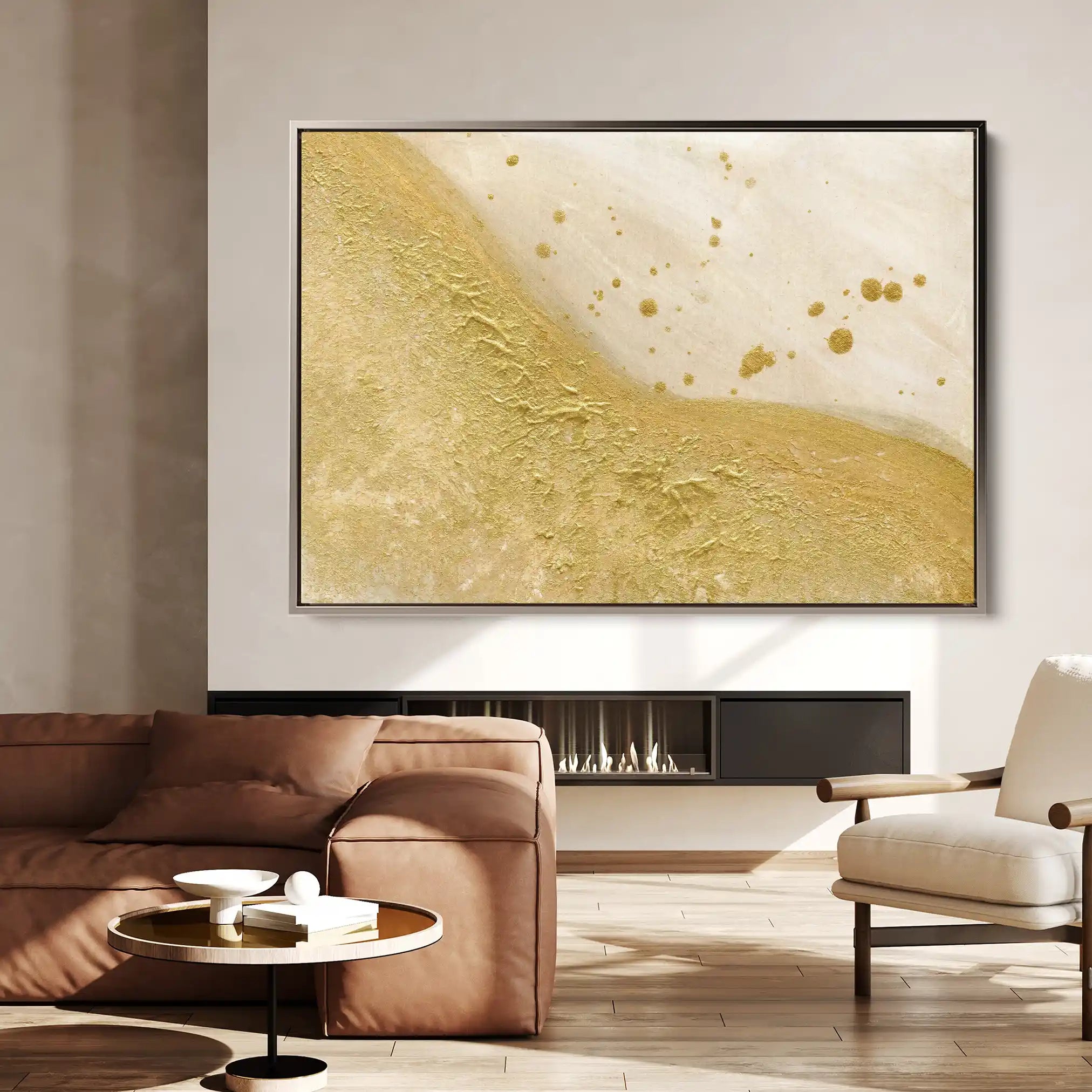 Abstract Canvas Wall Art WAD081-A 90 x 60 cm / Stretched on hidden frame