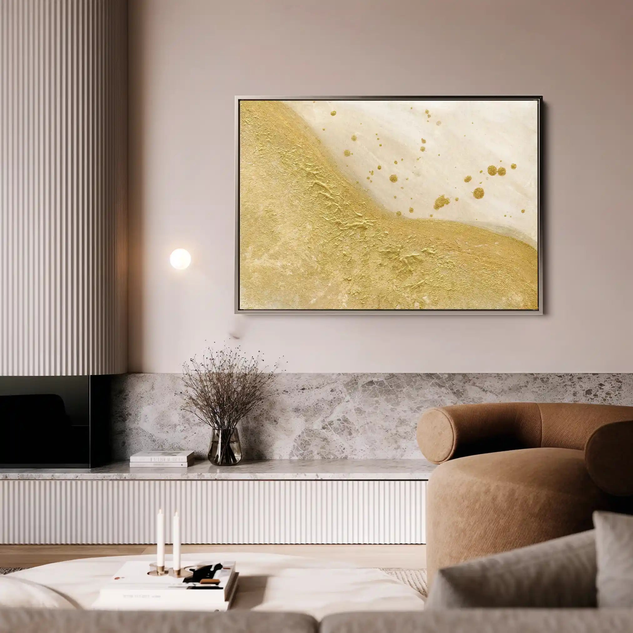 Abstract Canvas Wall Art WAD081-A 90 x 60 cm / Stretched on hidden frame